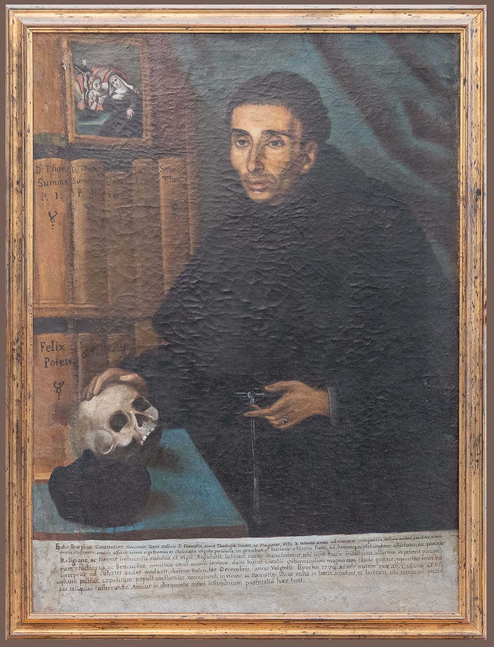Ritratto di frate Giuseppe Costanzo (dipinto, opera isolata) - bottega siciliana (ultimo quarto XVIII)