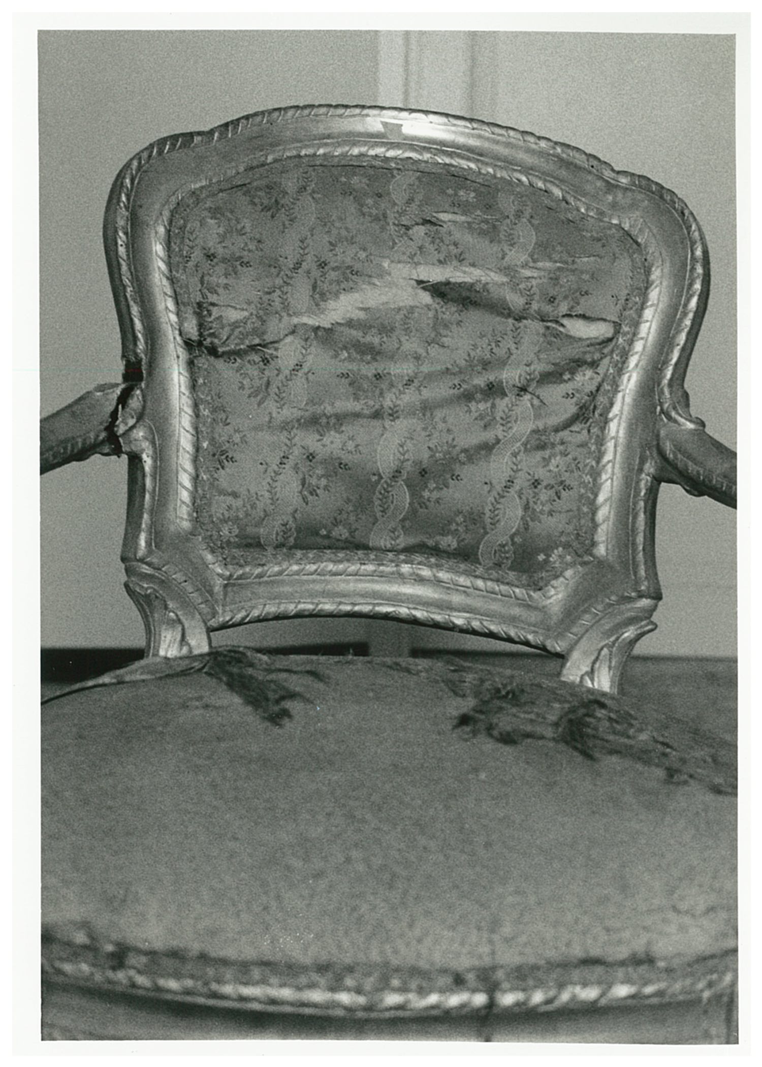 tessuto, elemento d'insieme - manifattura francese (seconda metà XIX)