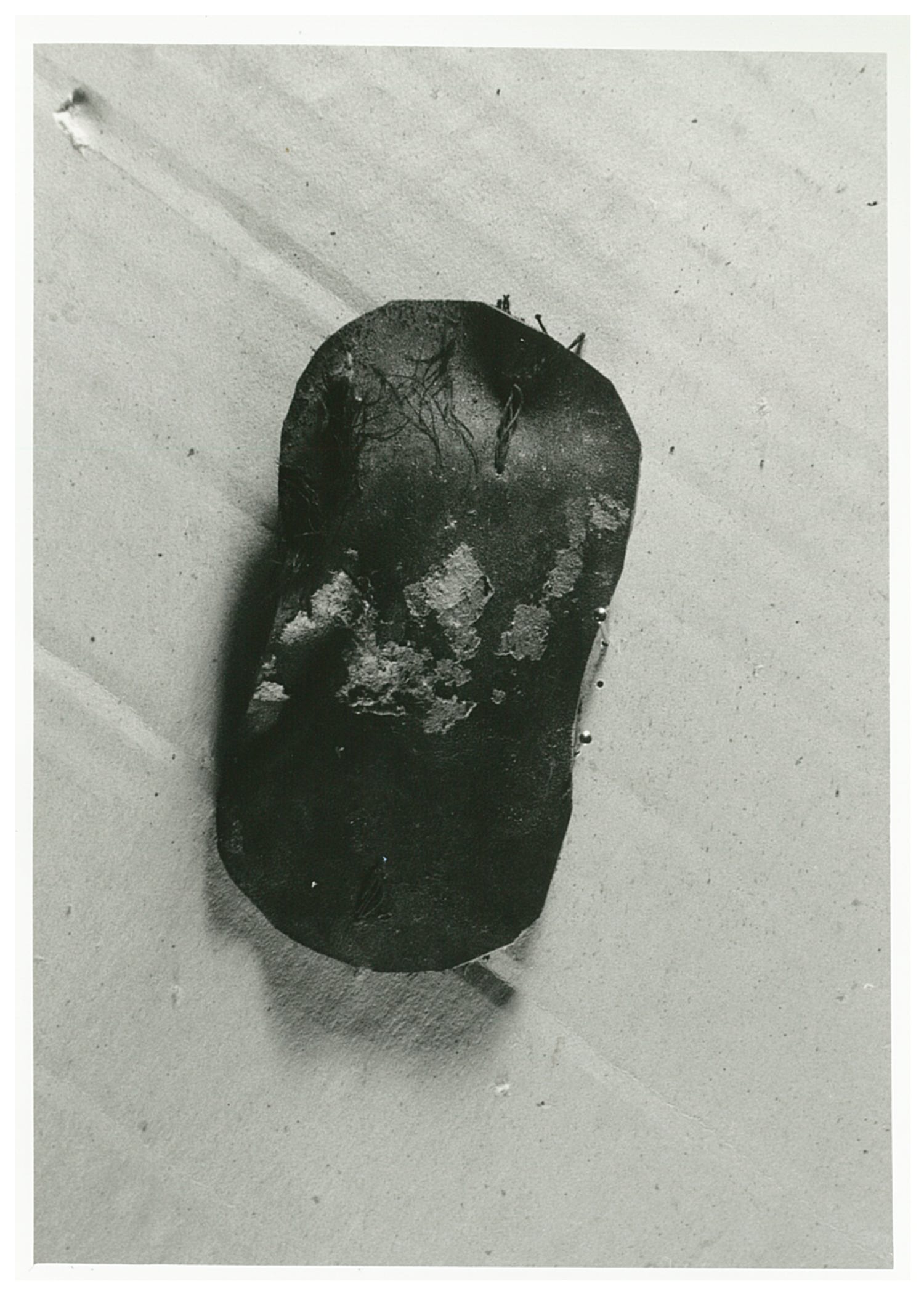 linguetta di scarpa, frammento - manifattura italiana (ultimo quarto XIX (?))