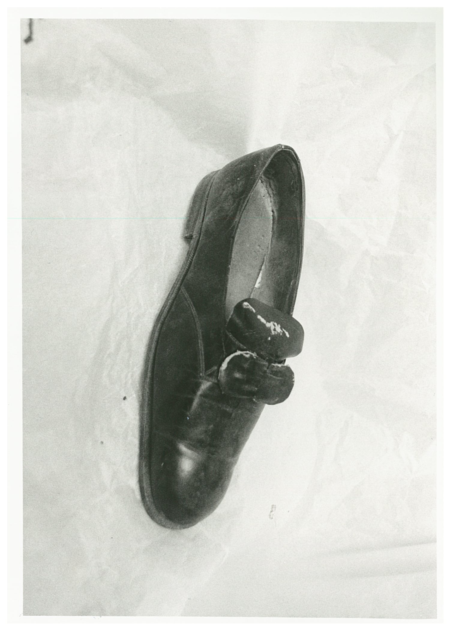 scarpa, elemento d'insieme - manifattura veneta (ultimo quarto, primo quarto XIX, XX)