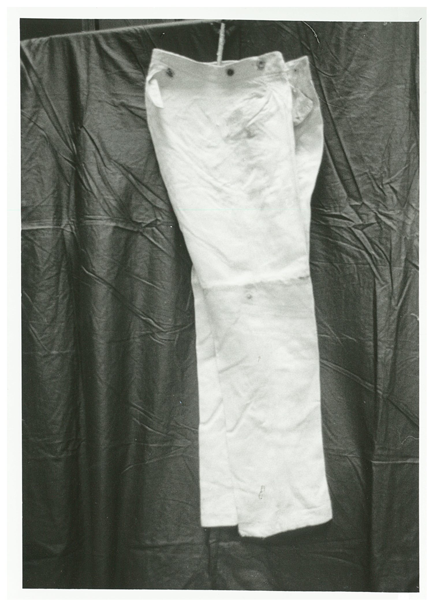 pantalone da gondoliere, elemento d'insieme - manifattura veneziana (?) (inizio XX)