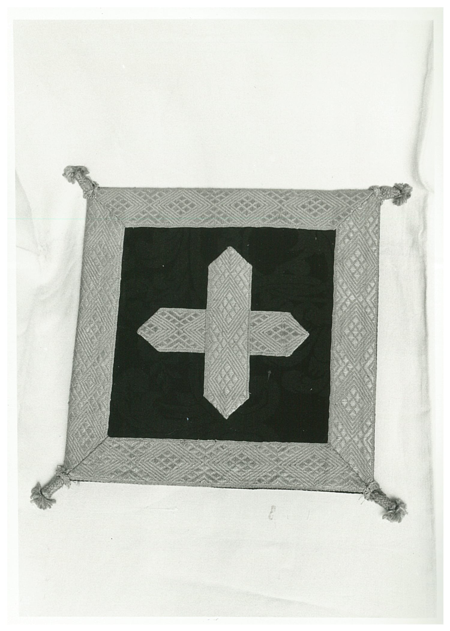 borsa del corporale, elemento d'insieme - manifattura italiana (fine/ inizio XIX-XX)