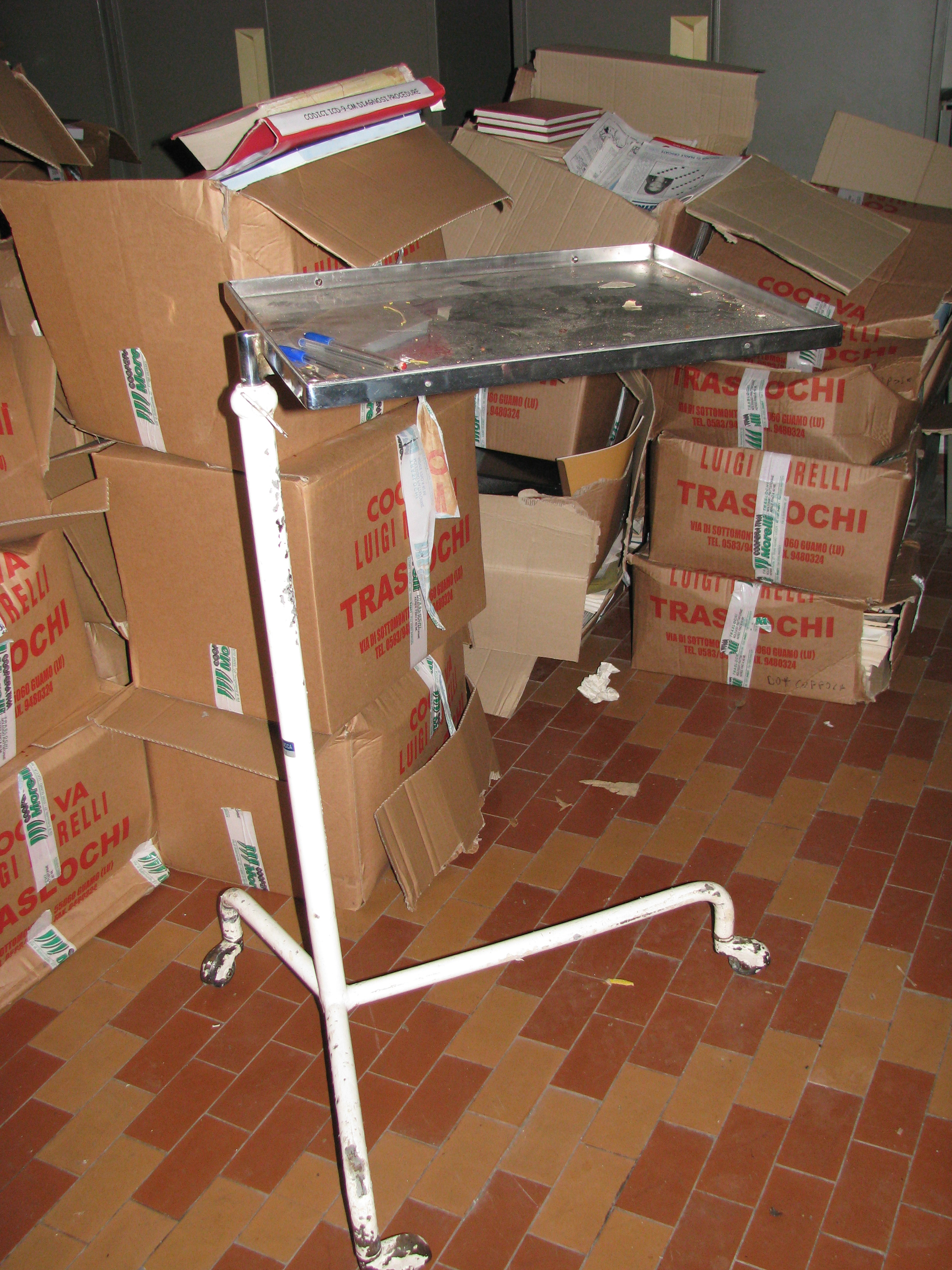 carrello servitore (seconda metà sec. XX)