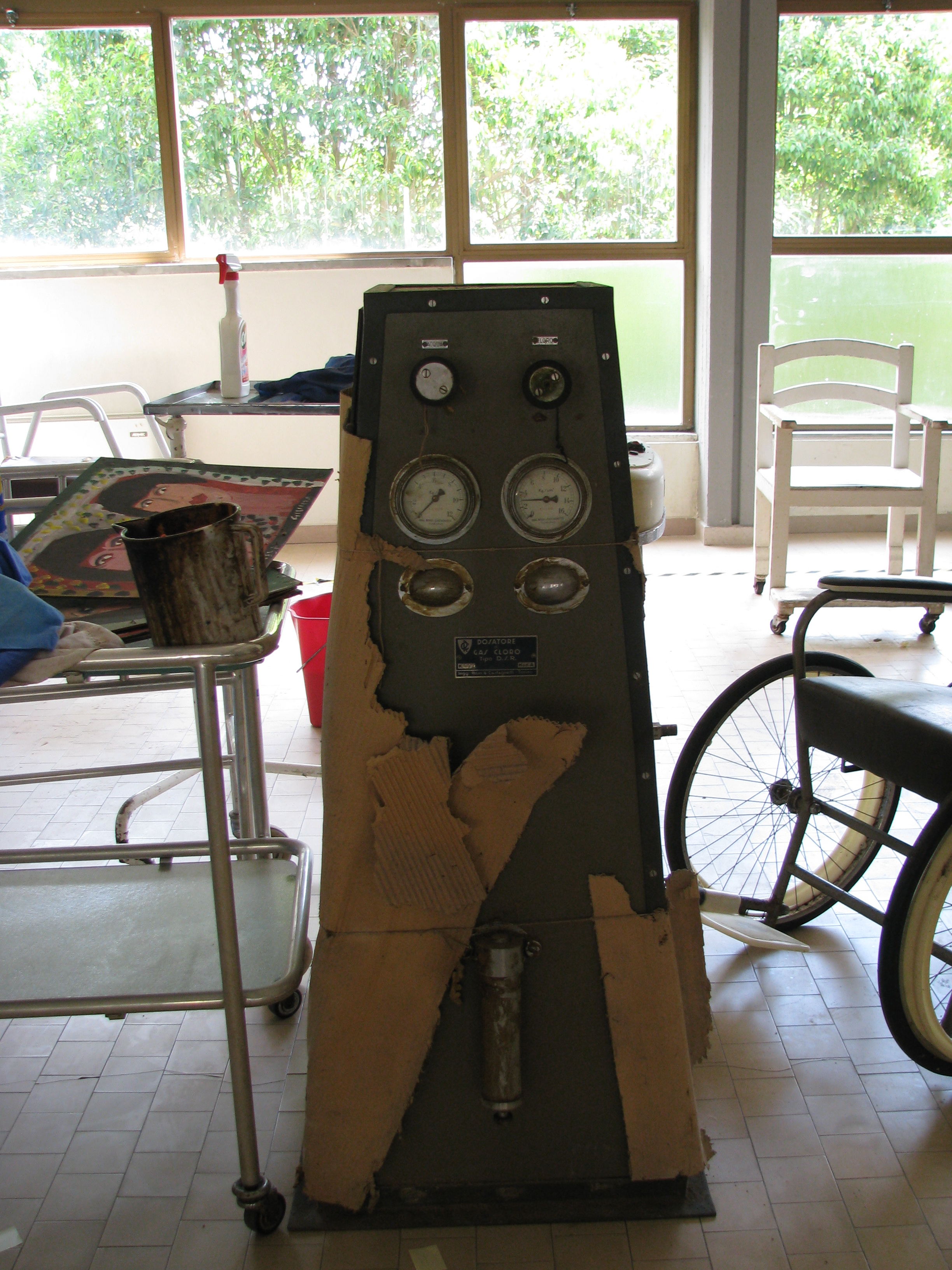 dosatore, gas cloro (metà/ metà sec. XX)