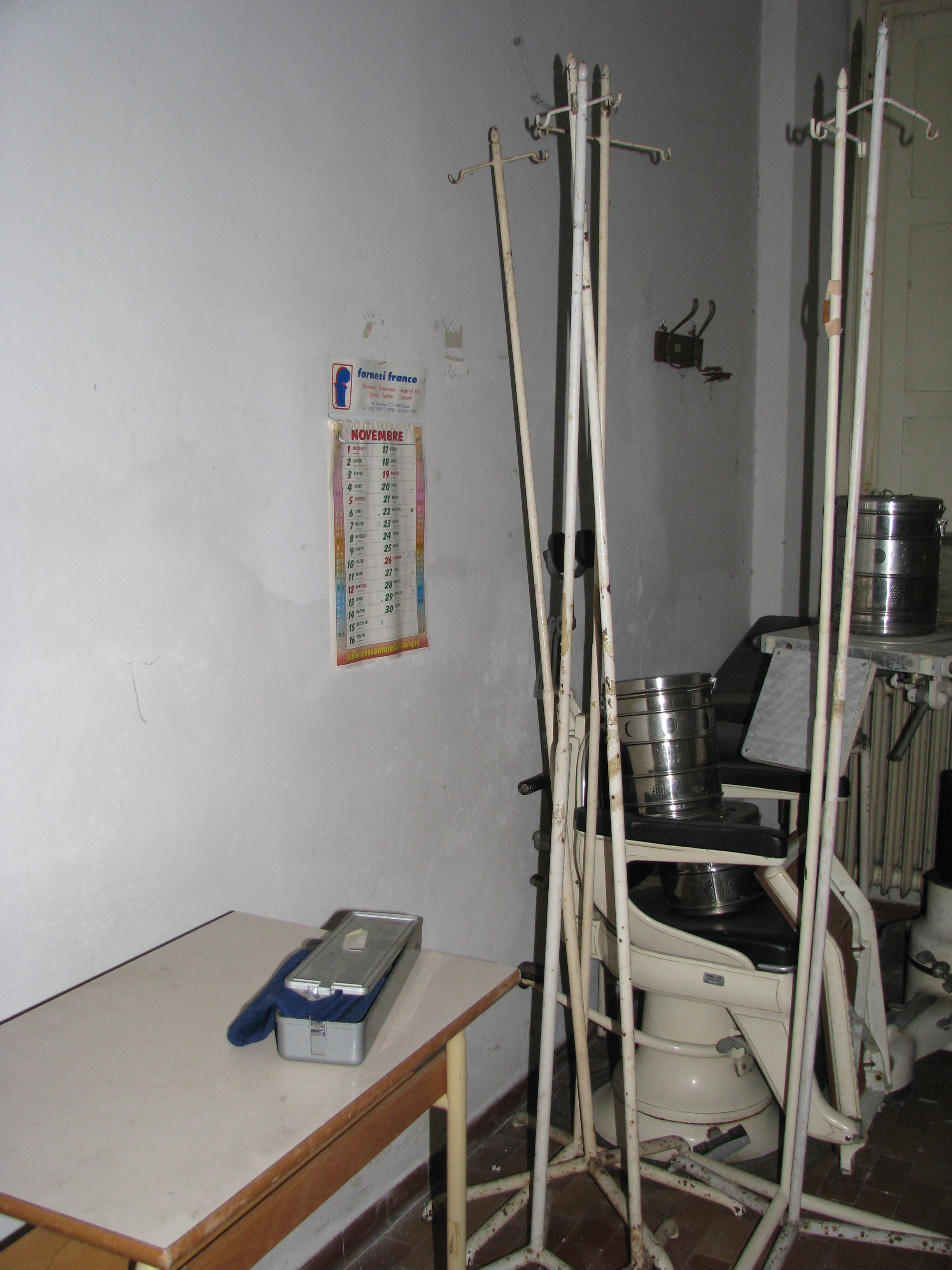 aste porta flebo (inizio sec. XX)