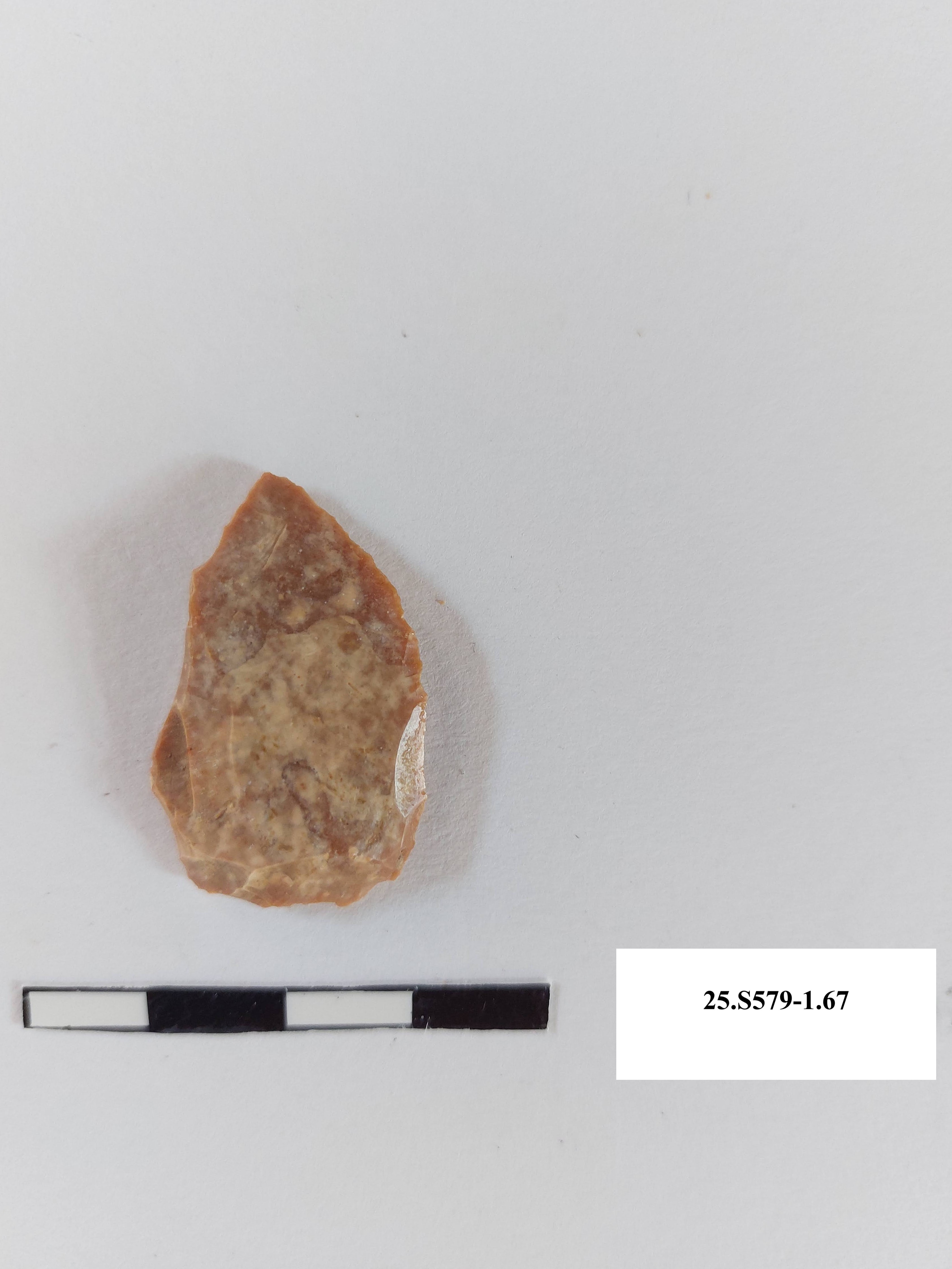 SINGOLO OGGETTO/ scheggia, PERIODIZZAZIONI/ PREISTORIA/ Paleolitico