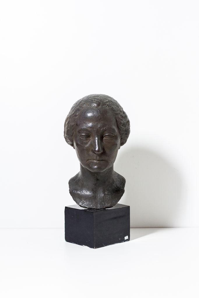 Ritratto della marchesa Pierina Navarra Viggiani, volto della marchesa Pierina Navarra Viggiani (scultura) di Trenina Franketti Lidija Aleksandrovna (XX)