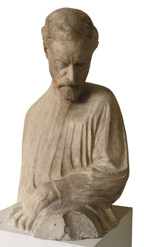 Ritratto di Felice Carena, busto ritratto di Felice Carena (scultura) di Meštrovic Ivan (XX)
