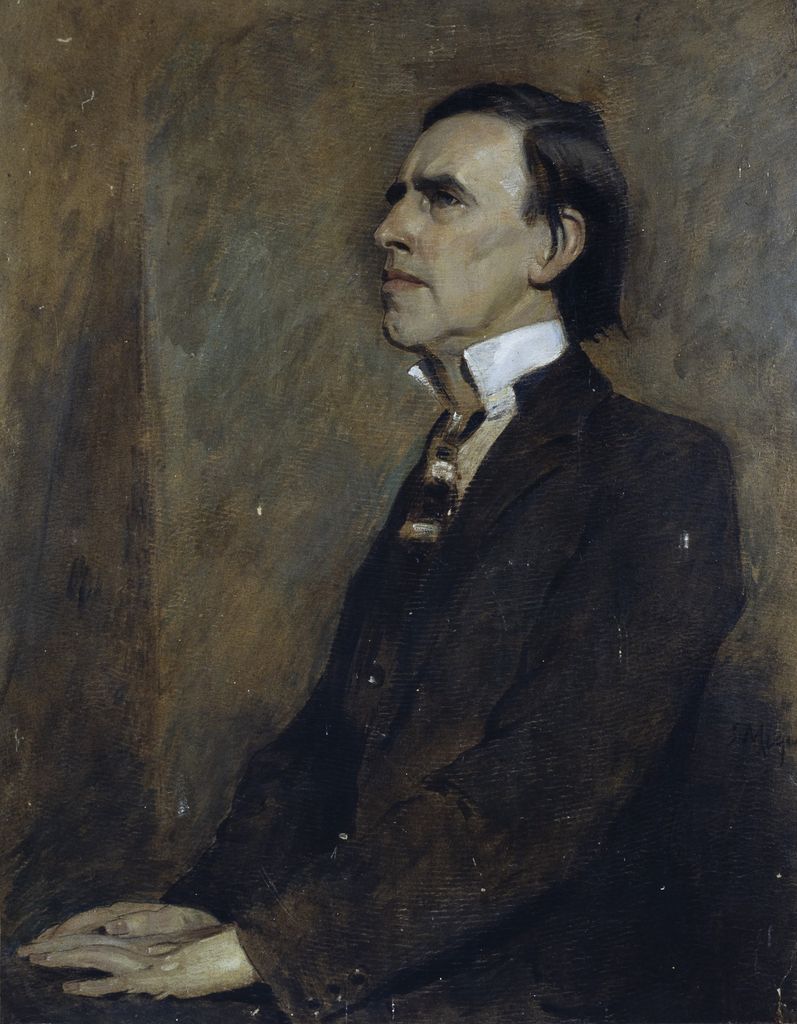 Ritratto del poeta Lewis, ritratto di Charles Harold Geoghegan (dipinto) di Meyer von Schanensee Sigismondo (XX)