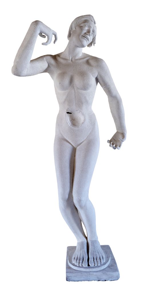Dolore materno, figura femminile nuda (scultura) di Piccoli Girolamo (XX)