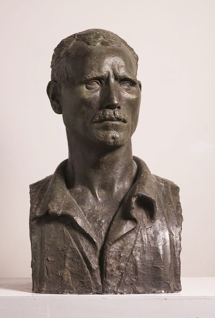 Rurale di Littoria, busto ritratto di Antonio Greco (scultura) di Ponzi Domenico (XX)