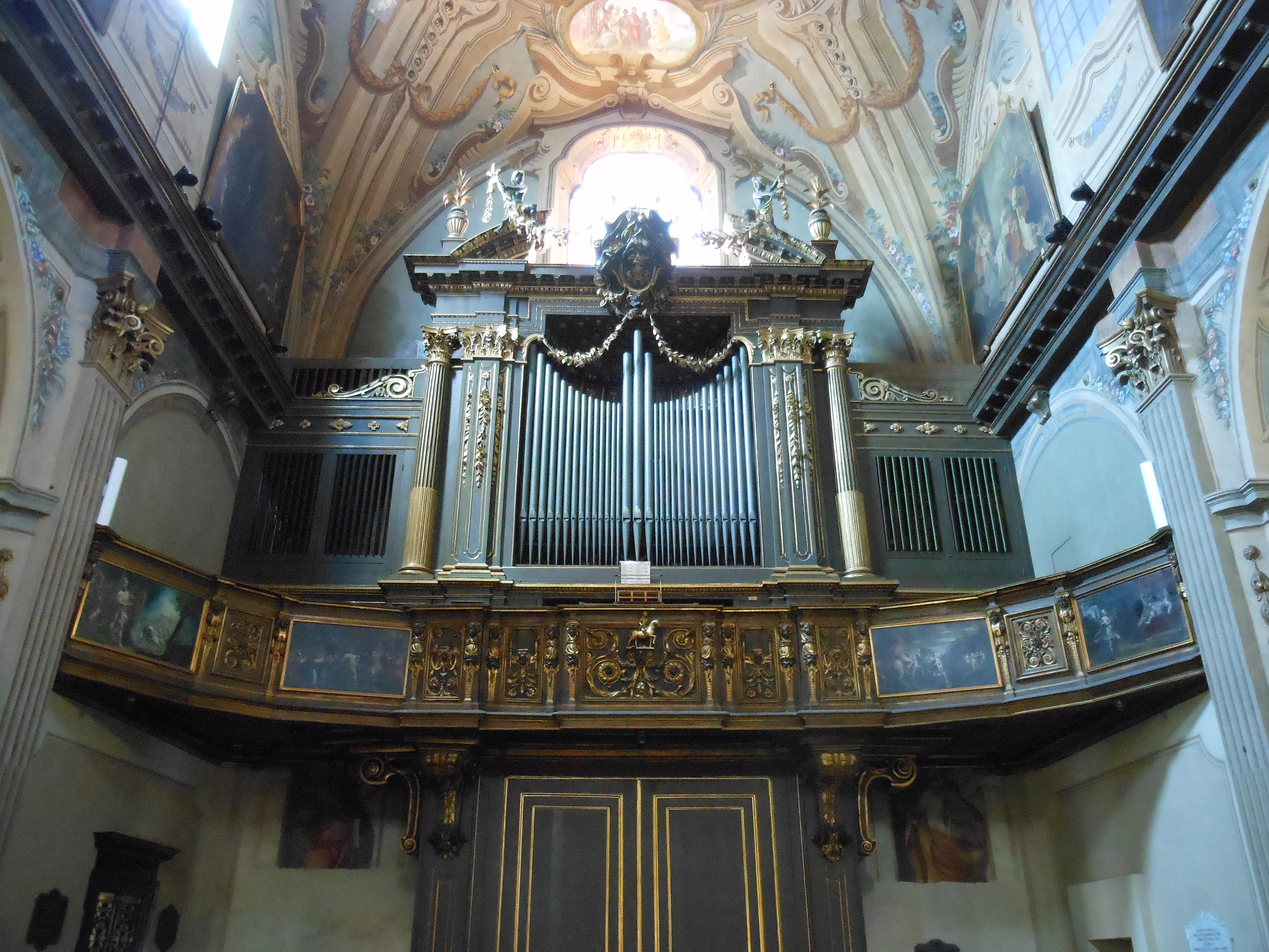 organo di Tamburini Giovanni (bottega) (prima metà cassa sec. XVII-XX, organo sec. XX)