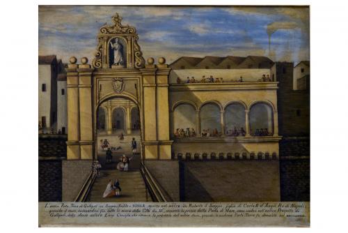 La Porta Terra (dipinto) di Consiglio Luigi (sec. XIX)