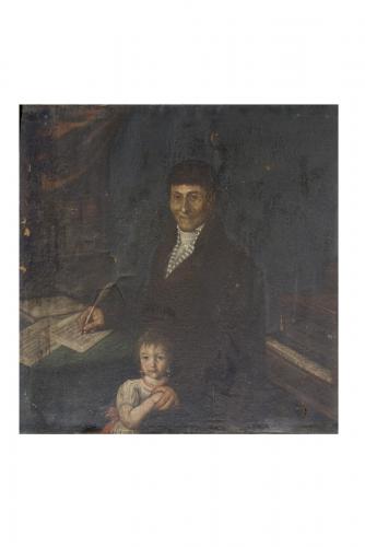 Ritratto di Giuseppe Chiriatti (dipinto) - ambito salentino (sec. XIX)