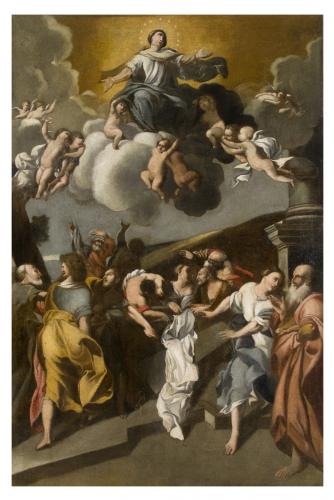 assunzione della Vergine (dipinto) - ambito salentino (seconda metà sec. XVII)