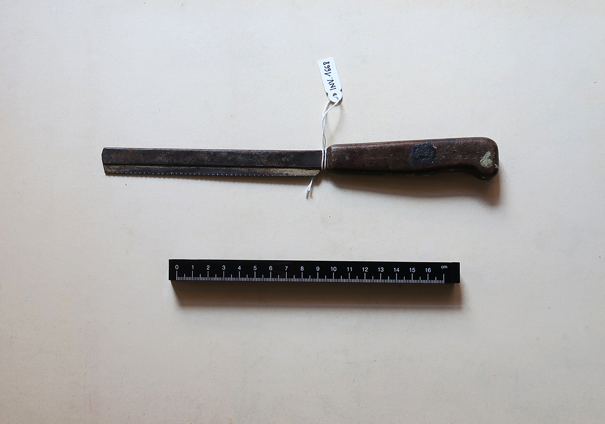 coltello, a seghetto, STRUMENTI E ACCESSORI/ ARTIGIANALI - gallurese