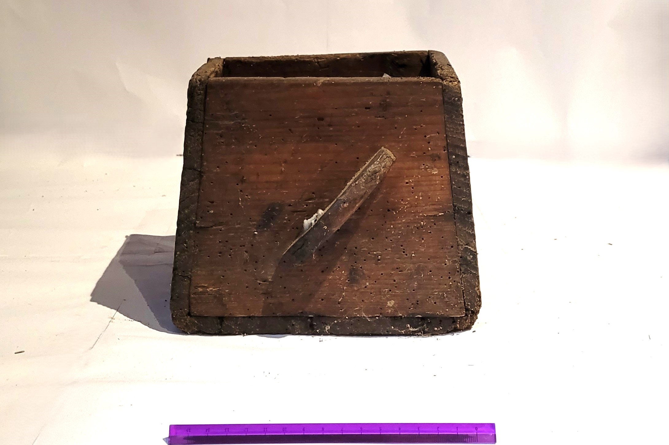 la mèza (misura, per aridi, STRUMENTI E ACCESSORI/ AGRO-SILVO-PASTORALI) - artigianato agro-pastorale