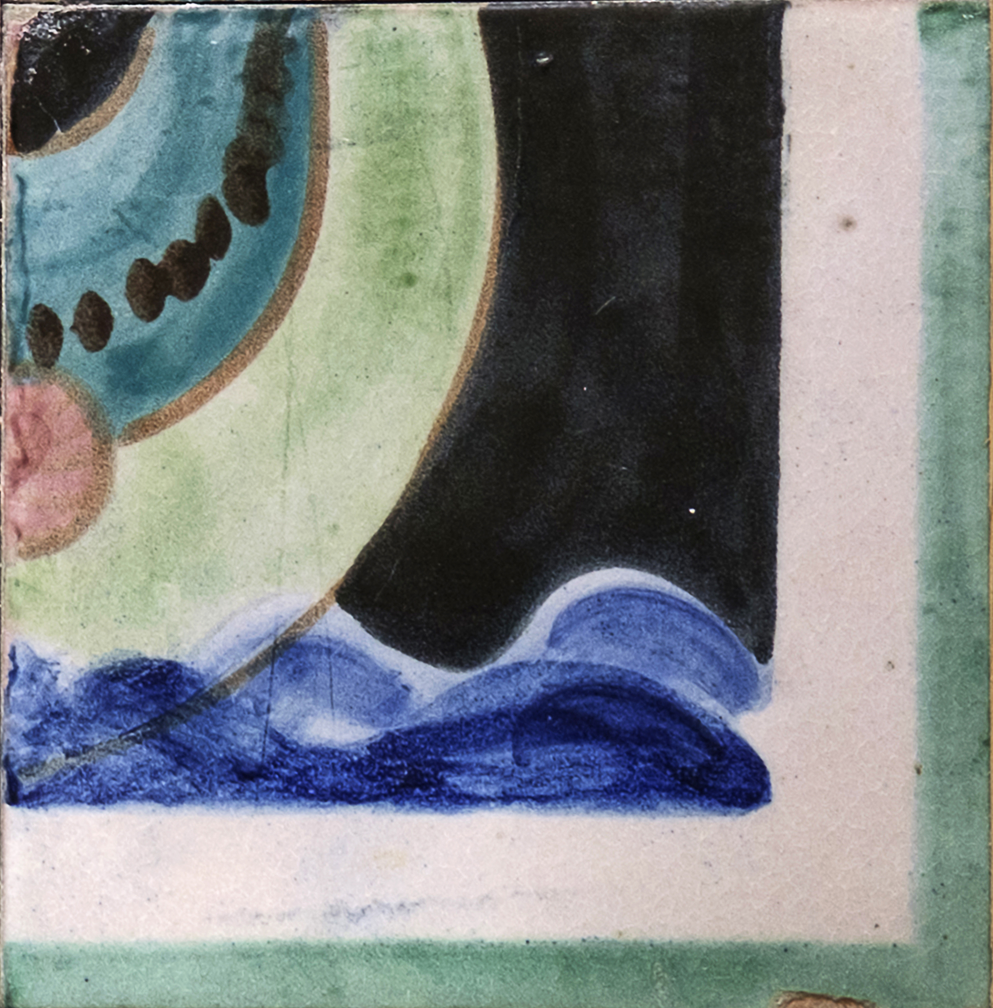 Profeta Jonas, corpo della balena (piastrella) di Dölker, Richard (prima metà XX)