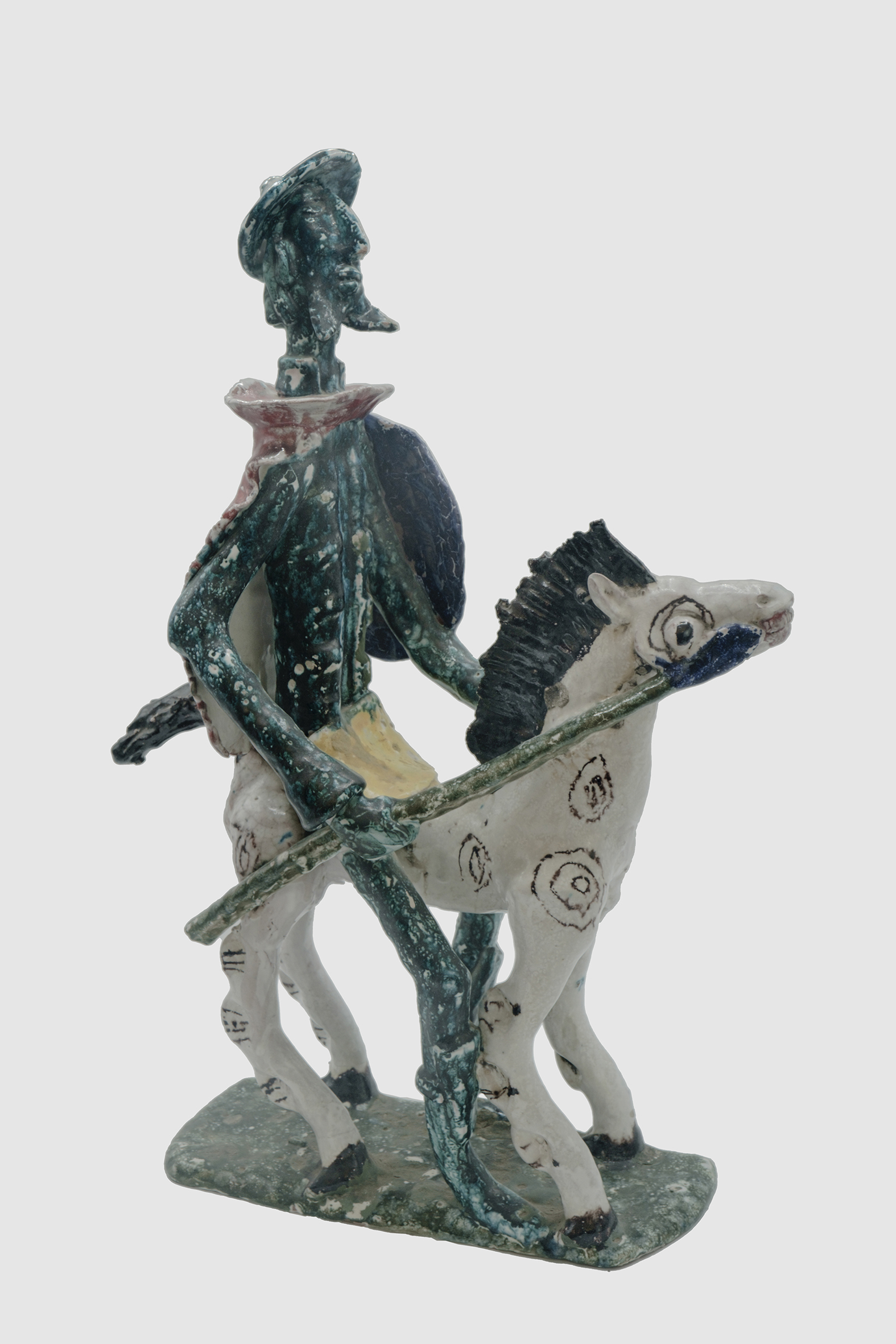 DON CHISCIOTTE (scultura) di Salvatore Procida (anni sessanta XX)