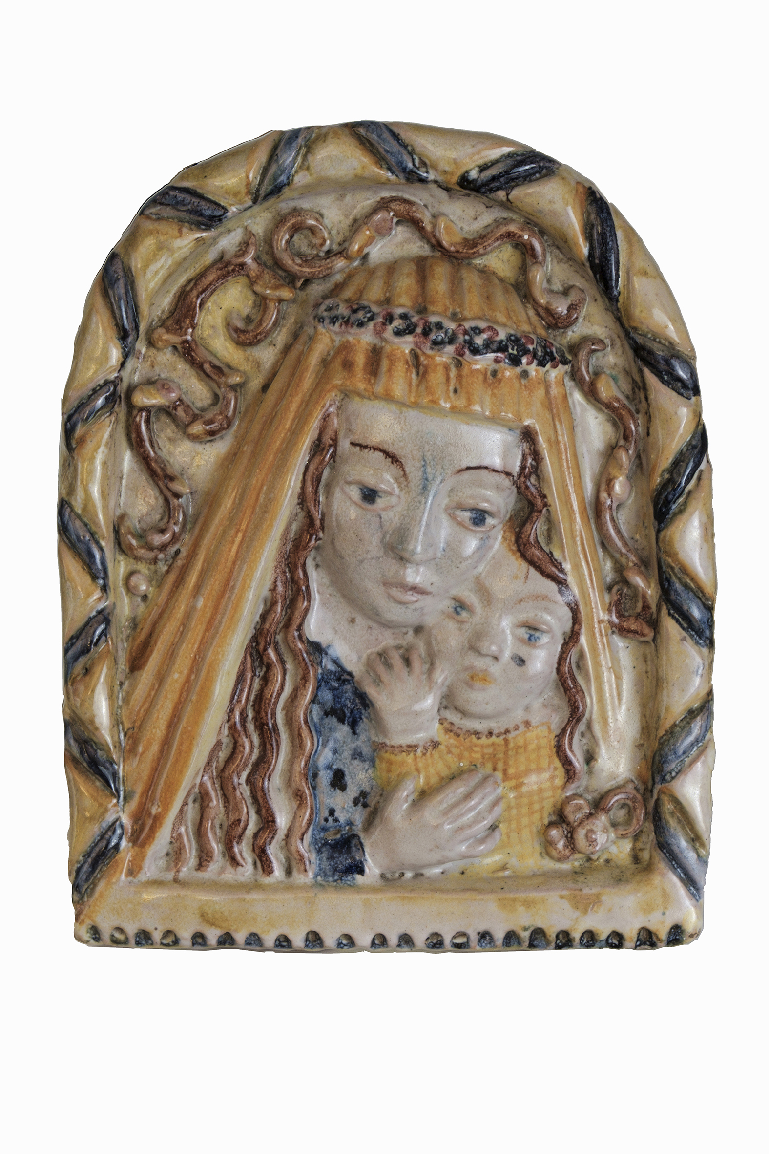Madonna con Bambino (bassorilievo) di Margarethe Thewalt-Hannasch, Barbara (anni venti XX)