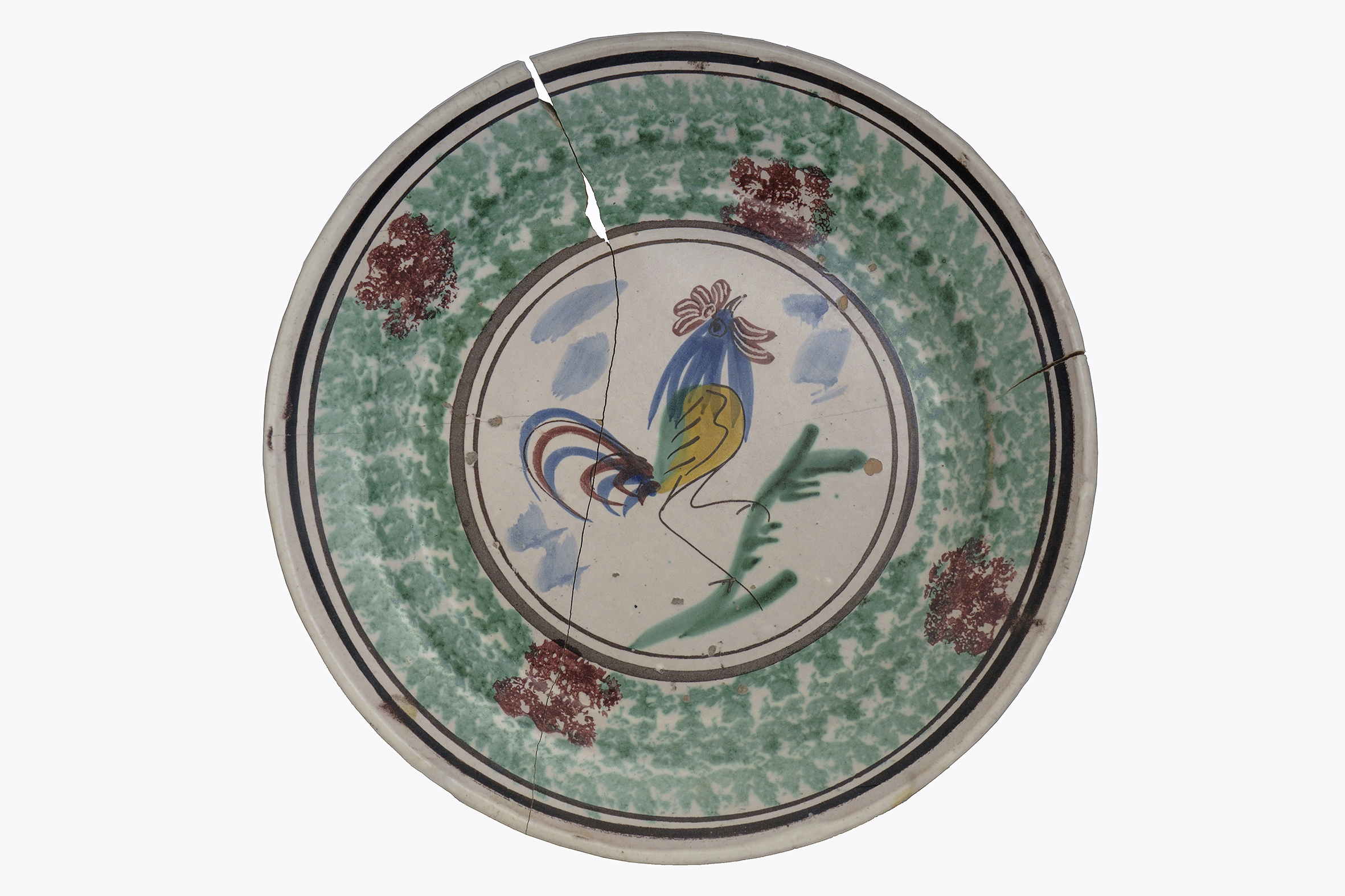 gallo (piatto) - AMBITO VIETRESE (seconda metà XIX)