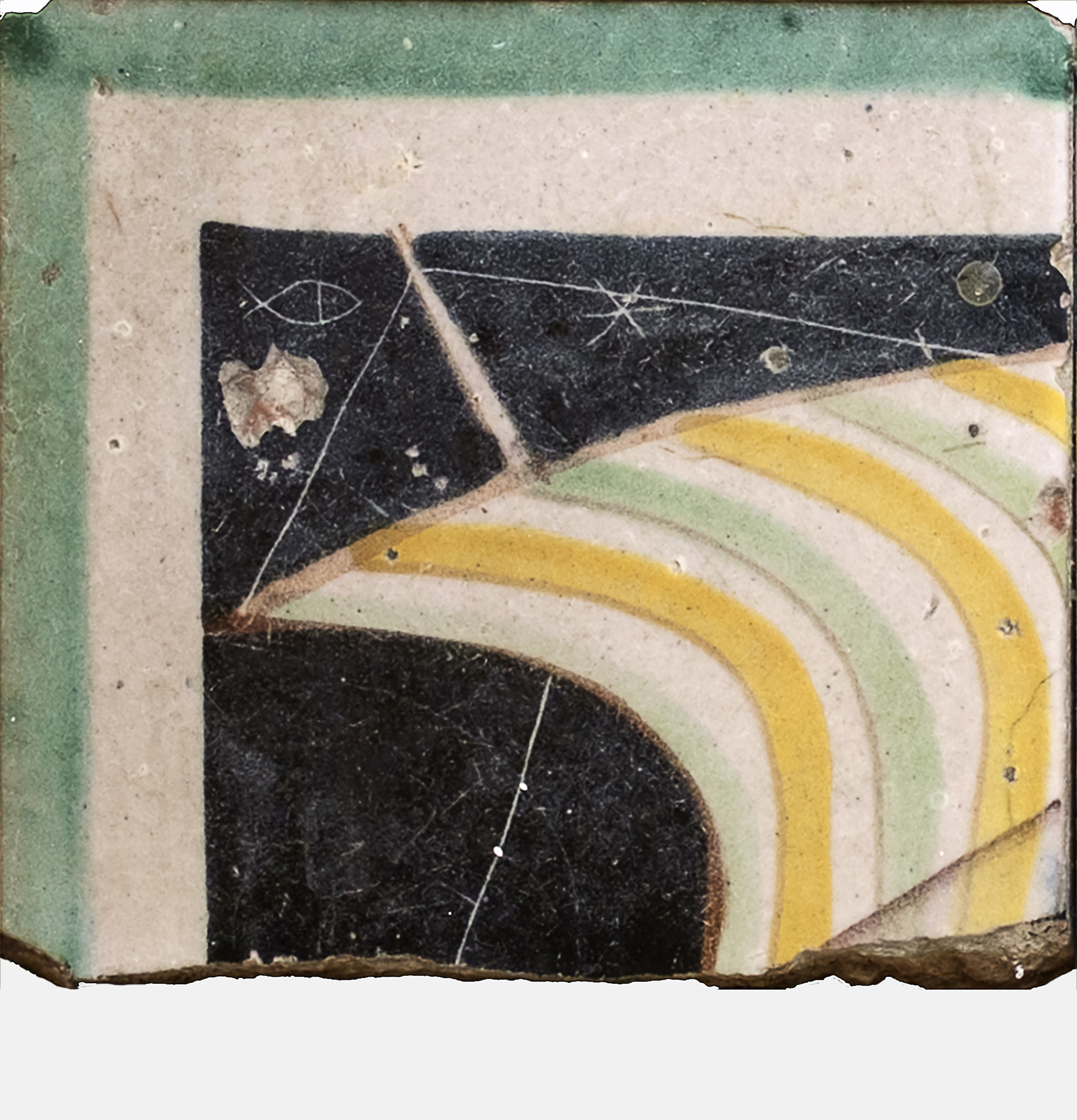 Profeta Jonas, parte della vela (piastrella) di Dölker, Richard (XX)