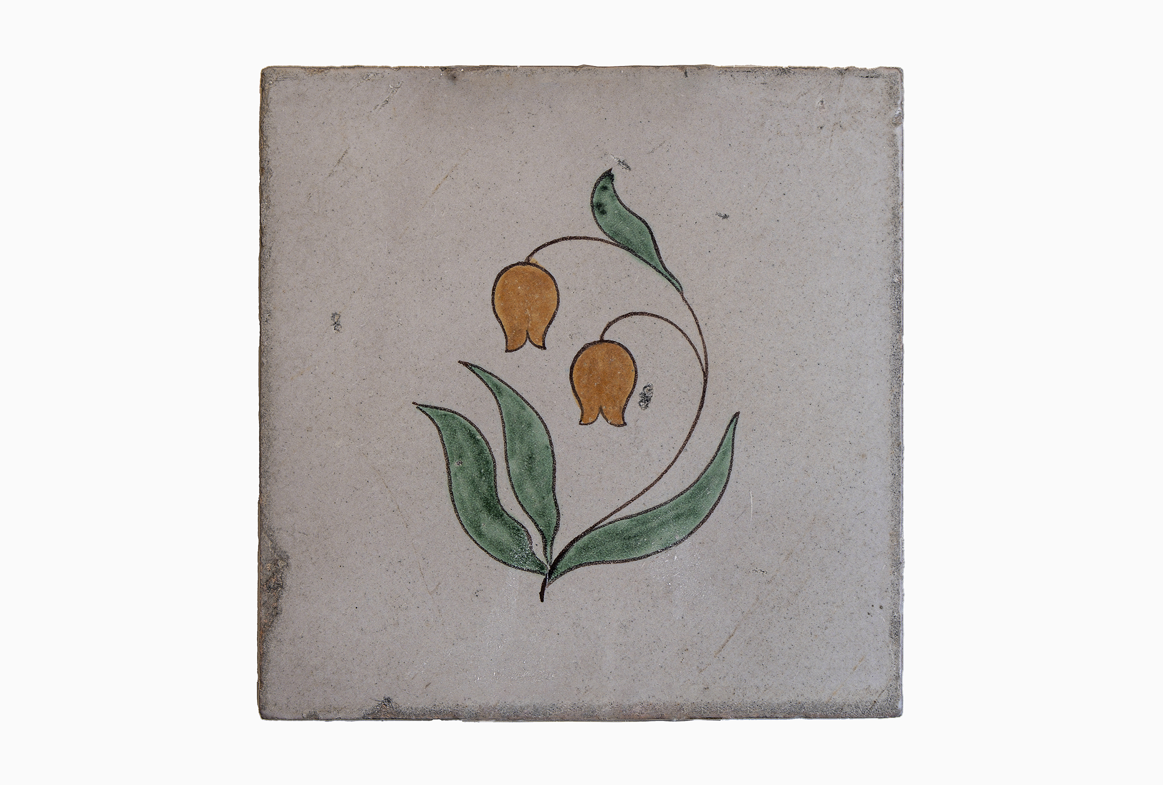 fiore (piastrella) di Diodoro Cossa (prima metà XX)