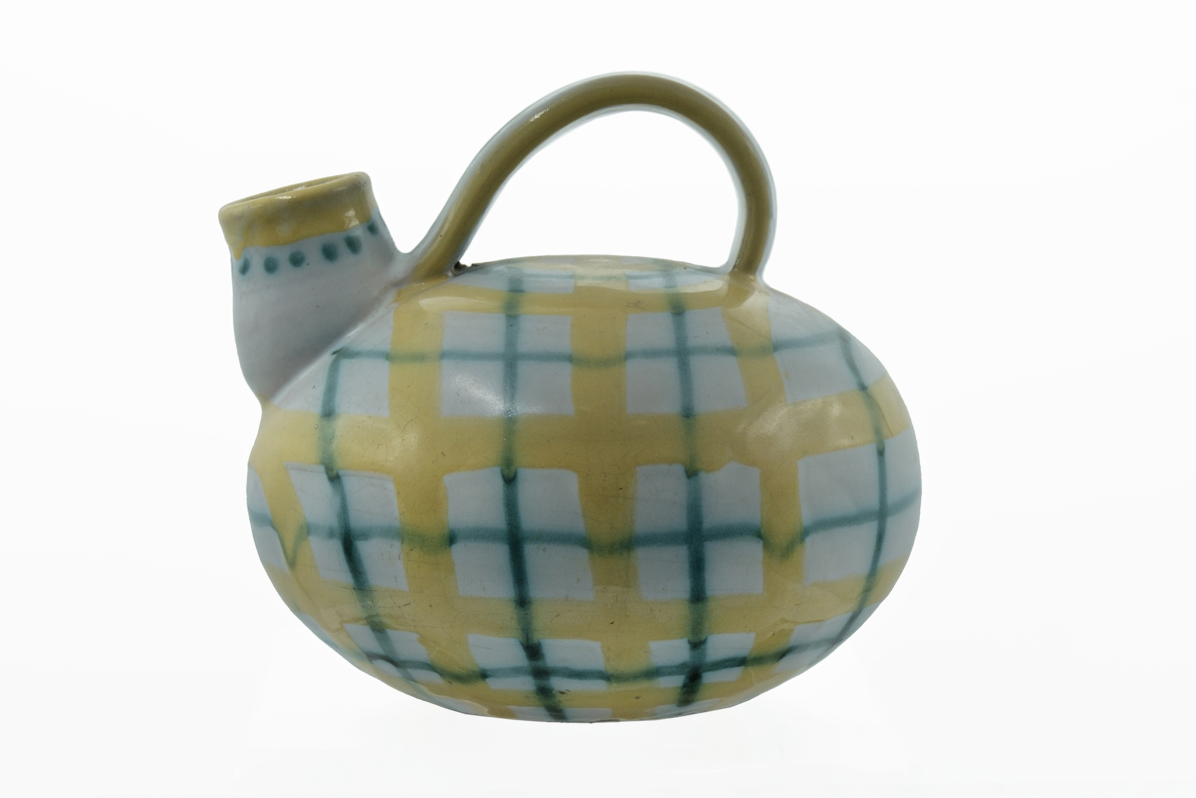 quadrettatura (brocca) di Gambone, Guido, Manifattura Cantagalli (anni trenta XX)