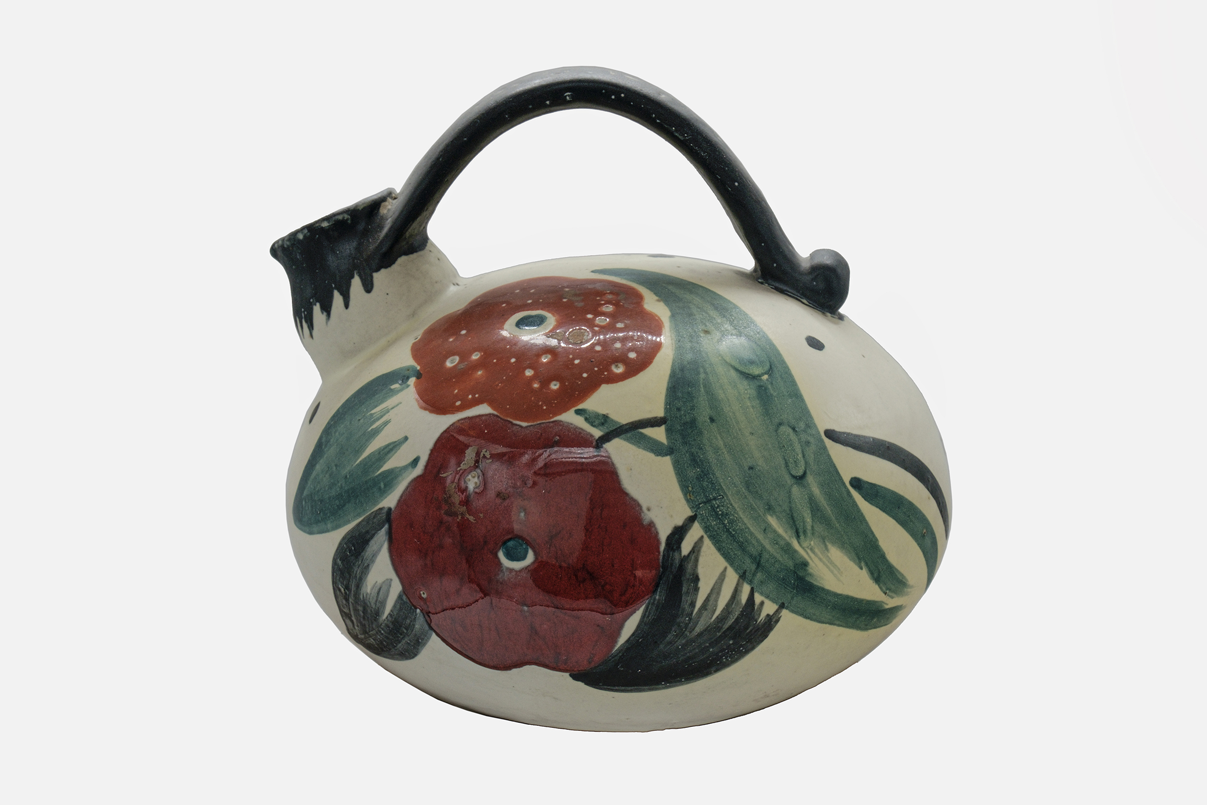 motivo floreale (brocca) di Gambone, Guido, Manifattura Cantagalli (anni trenta XX)