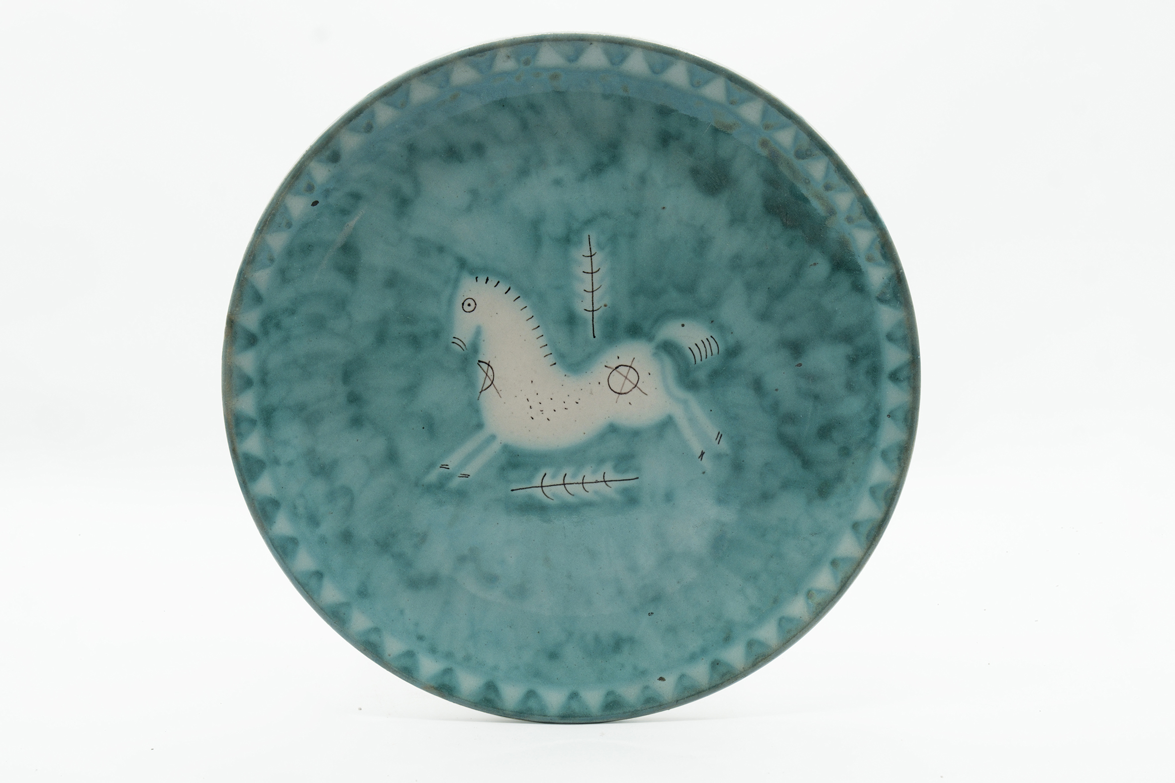 cavallino (piatto) di Manifattura Cantagalli, Gambone, Guido (anni trenta XX)