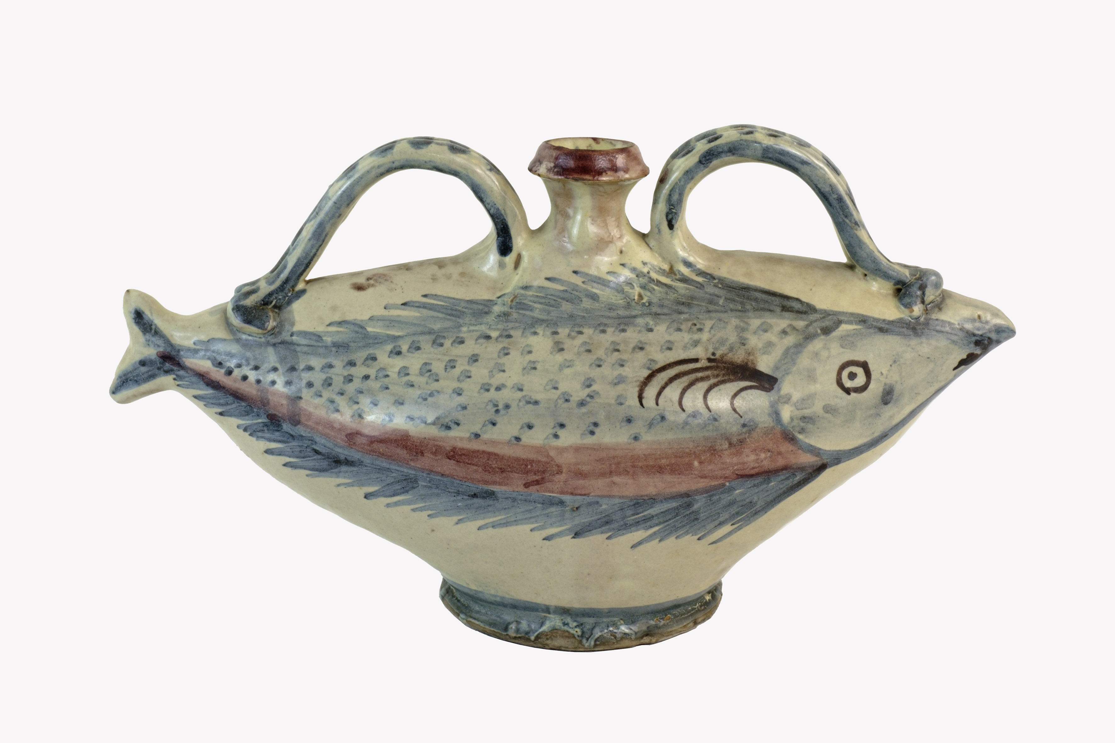 Pesce (borraccia) - ambito vietrese (inizio XX)