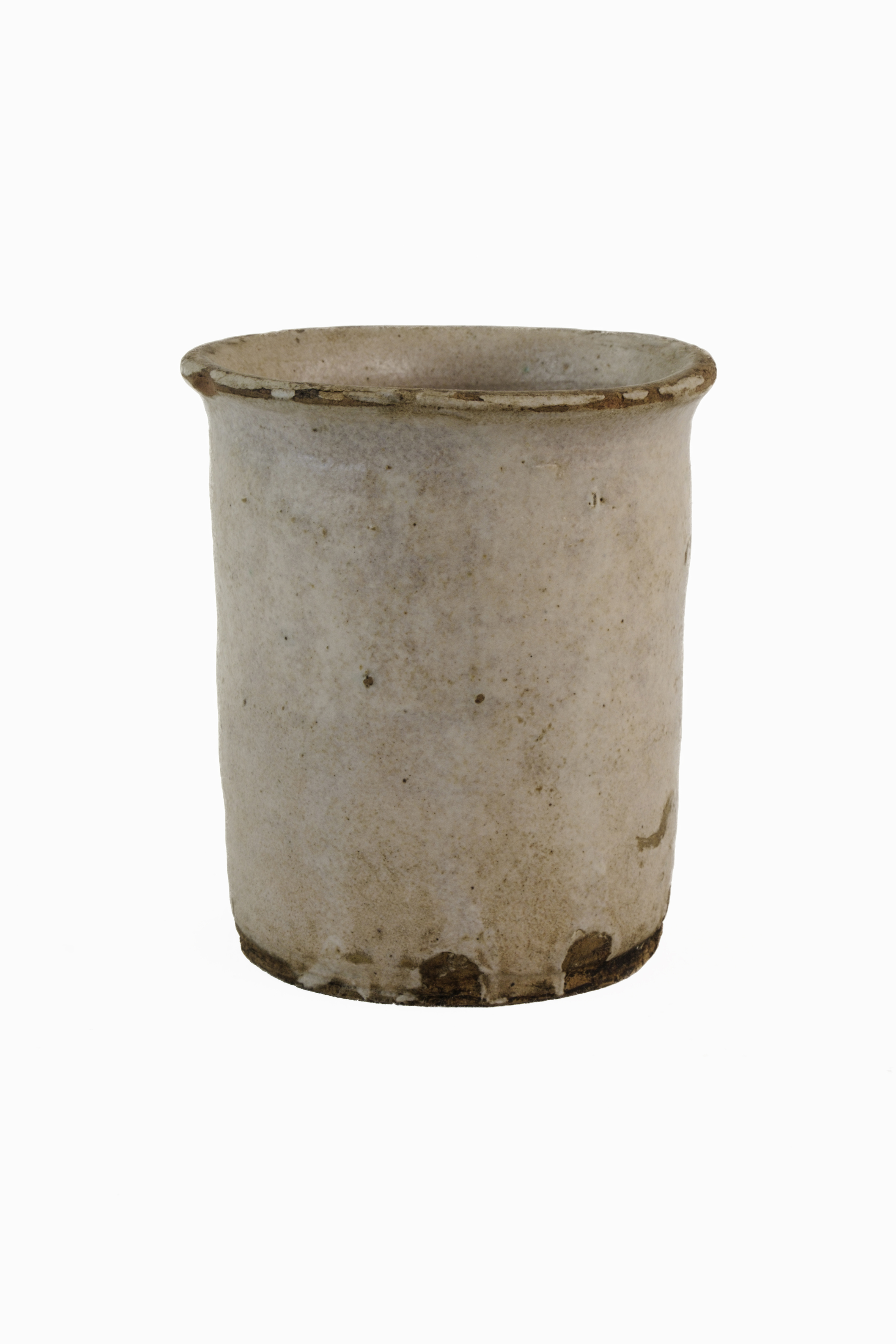 Privo di decorazione significativa (vaso) - ambito vietrese (seconda metà XIX)