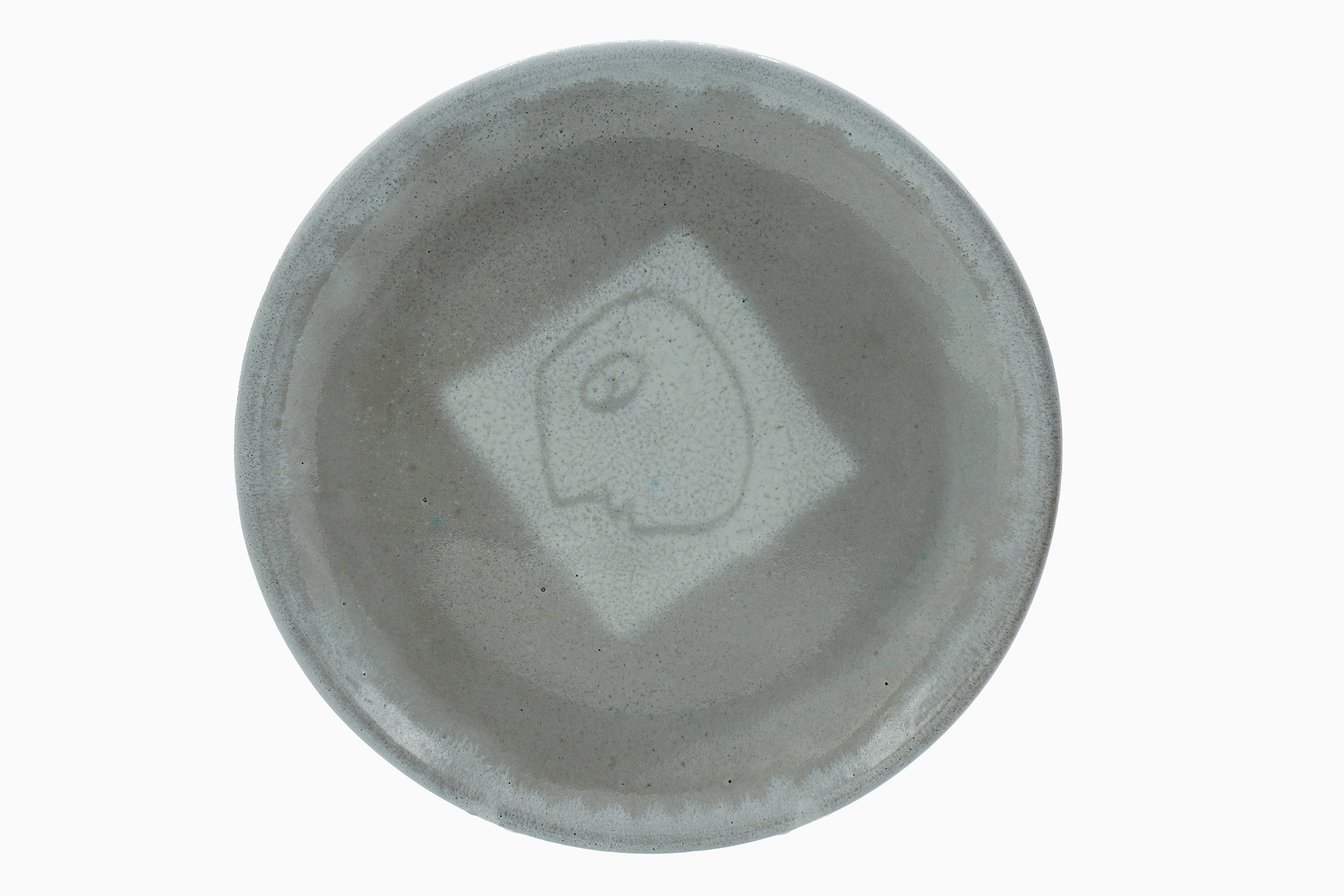 volto stilizzato (piatto) di Gambone, Guido (anni cinquanta XX)