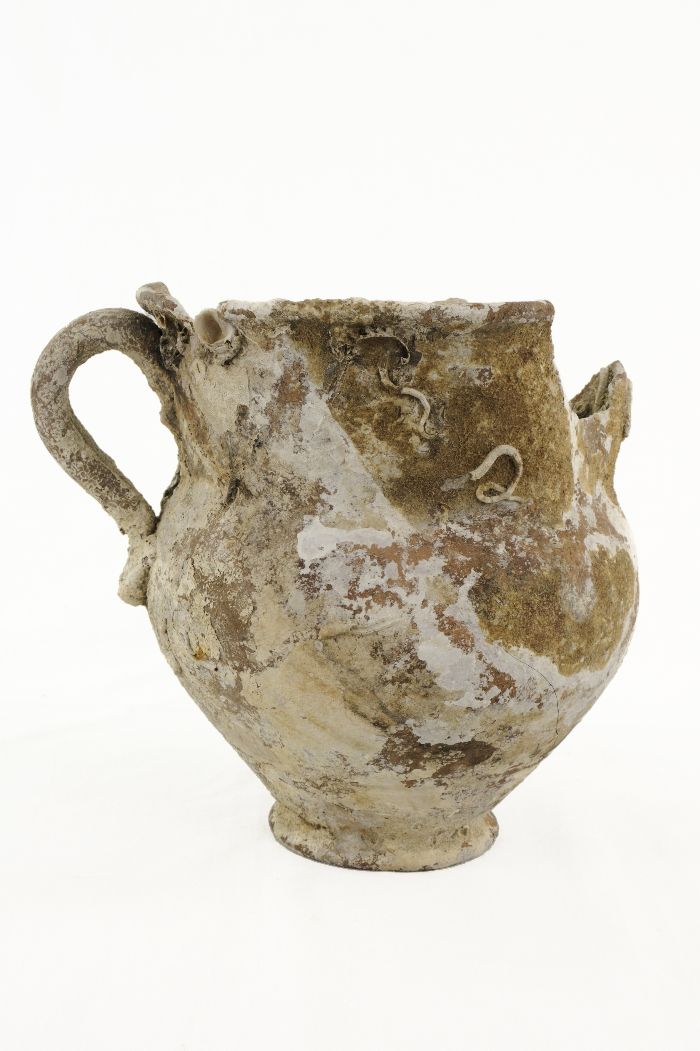 Priva di decorazione specifica (boccale) - ambito vietrese (seconda metà XIX)