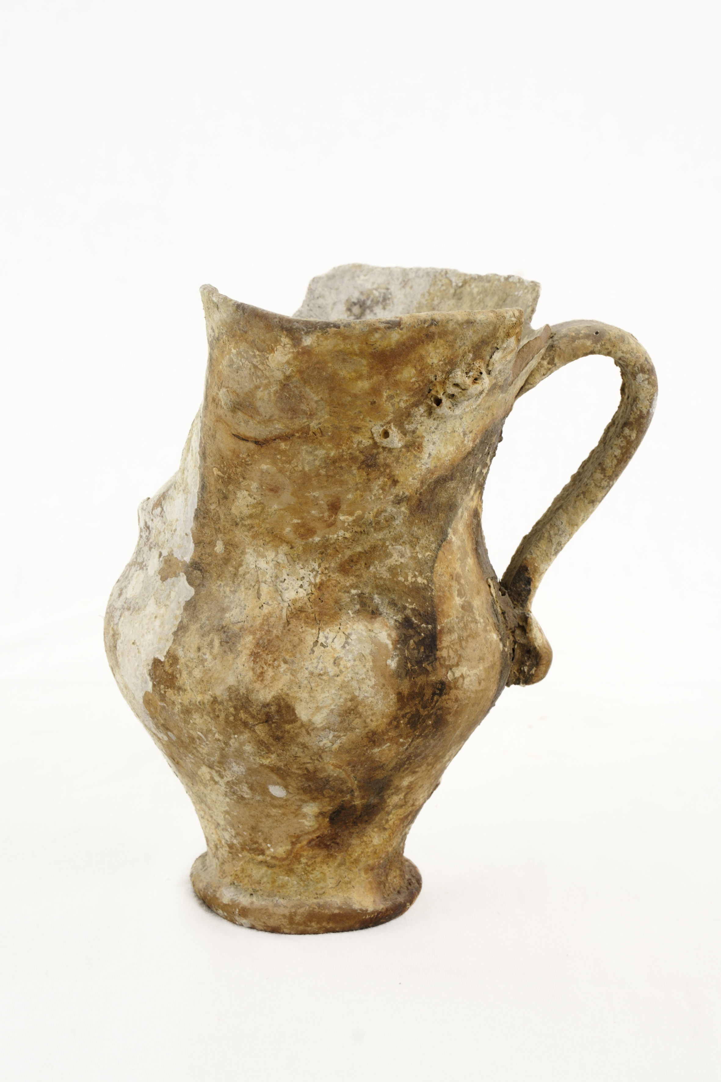 Privo di decorazione specifica (boccale) - ambito vietrese (seconda metà XIX)