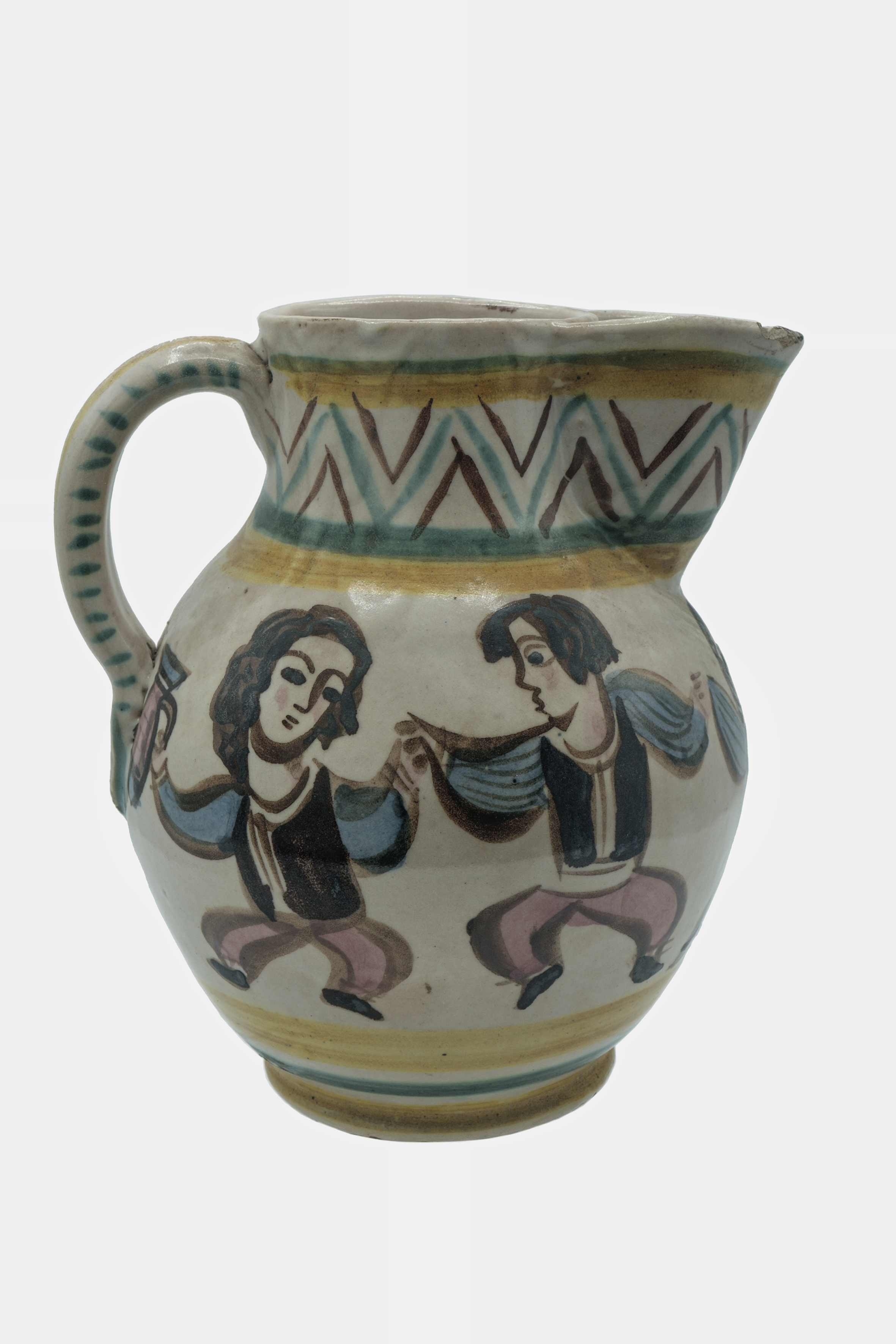 figure danzanti (versatore) di Dölker, Richard (laboratorio) - ambito vietrese (XX)