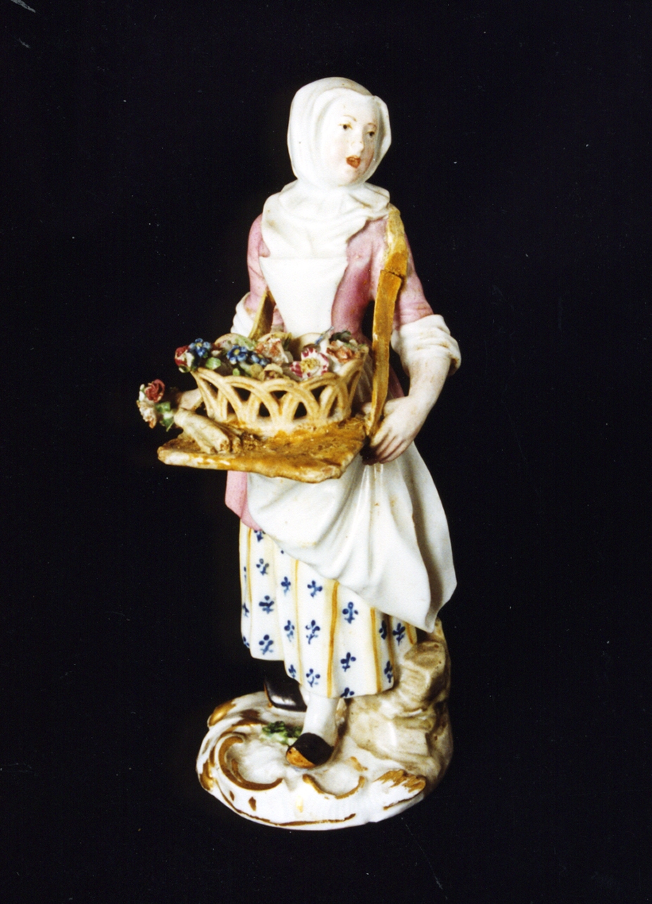 figura femminile (statuetta) - manifattura di Meissen (sec. XVIII)