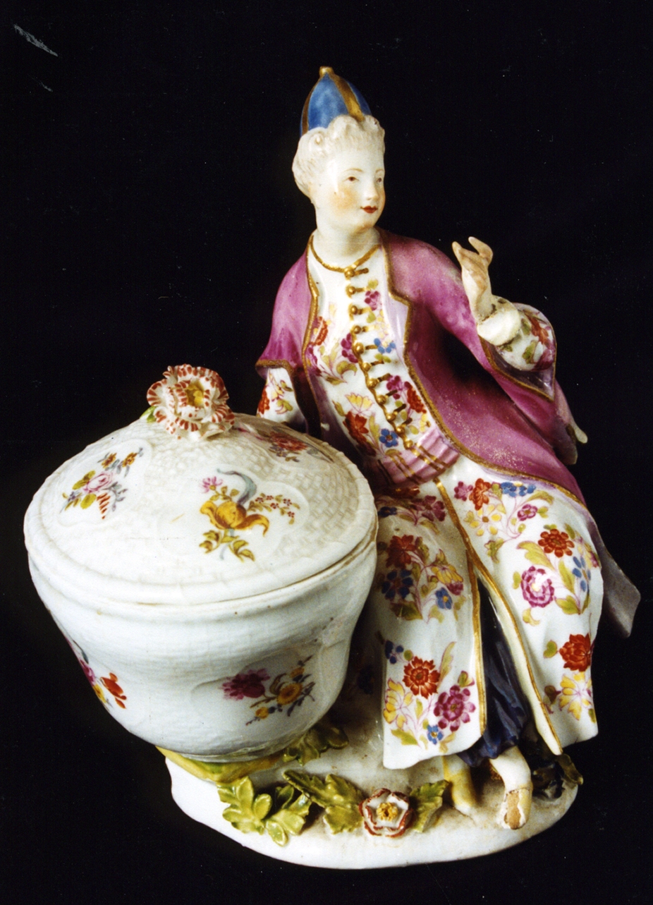 giovane orientale (bomboniera) - manifattura di Meissen (sec. XVIII)