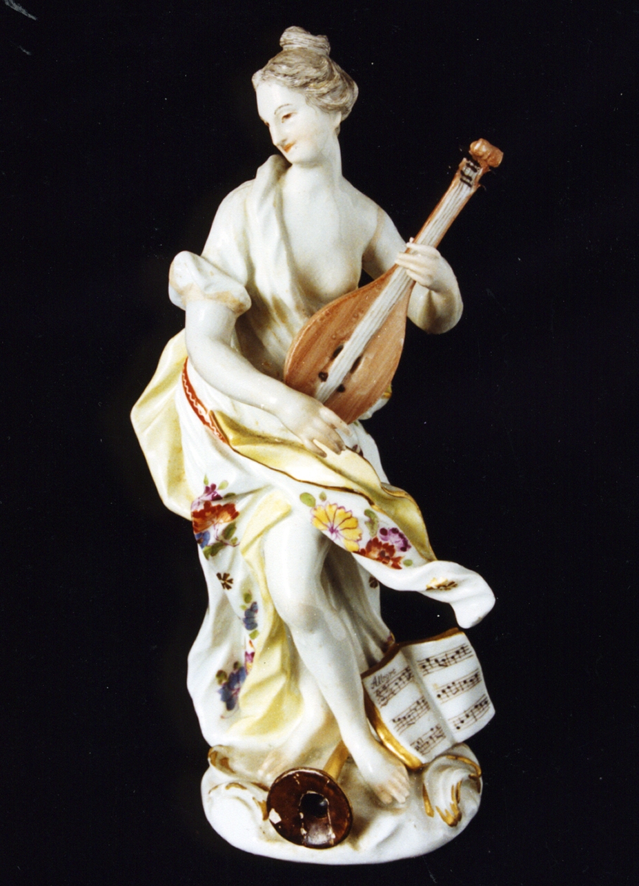 Musica (statuetta) - manifattura di Meissen (sec. XVIII)