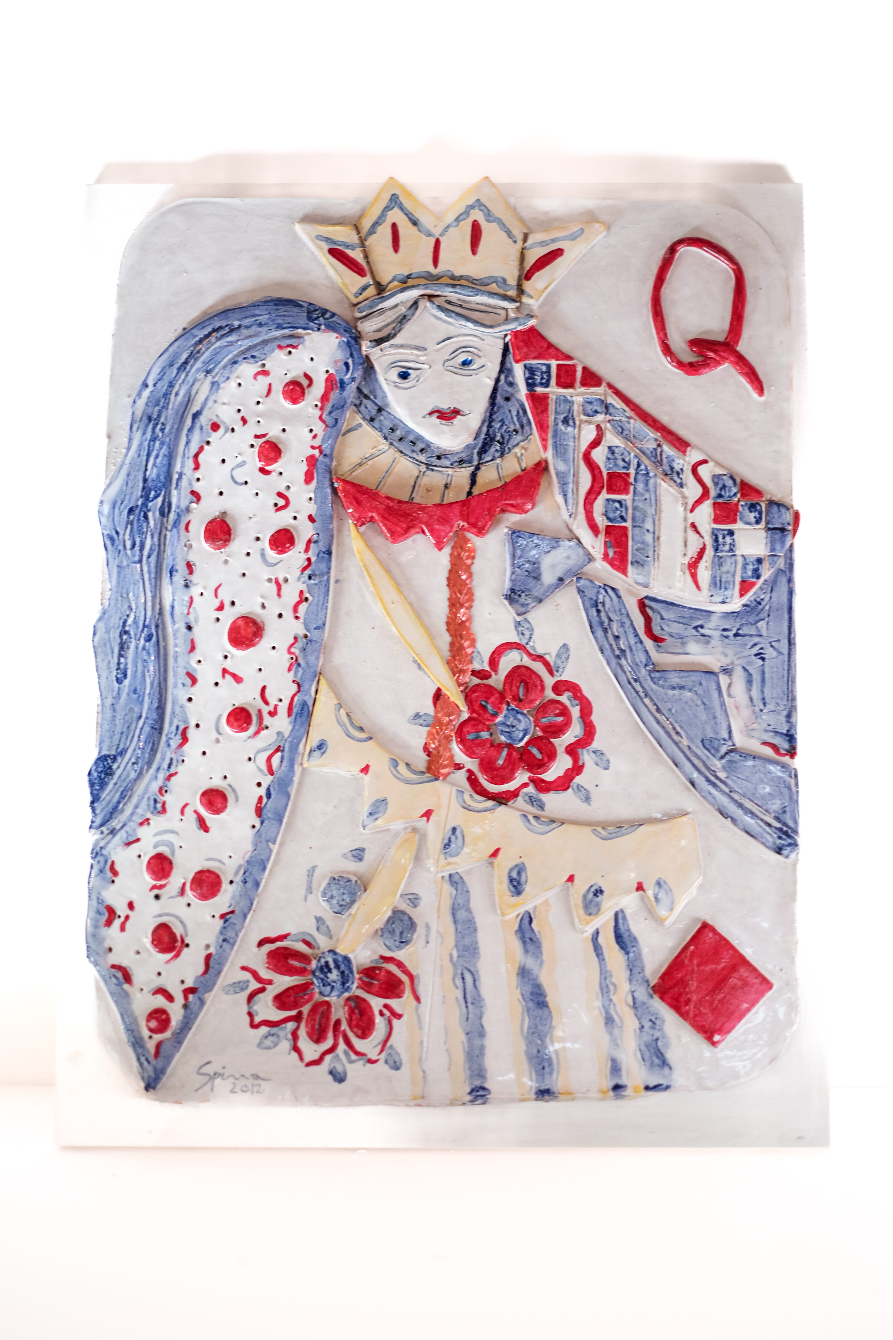 Regina di quadri (opera bidimensionale) di Spina, Rosa (XXI)