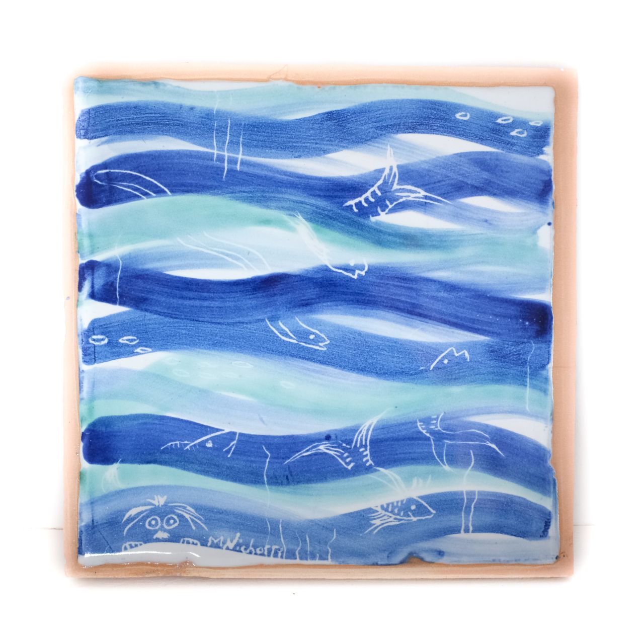 mare e pesci (opera bidimensionale) di Maurizio Nichetti (XXI)