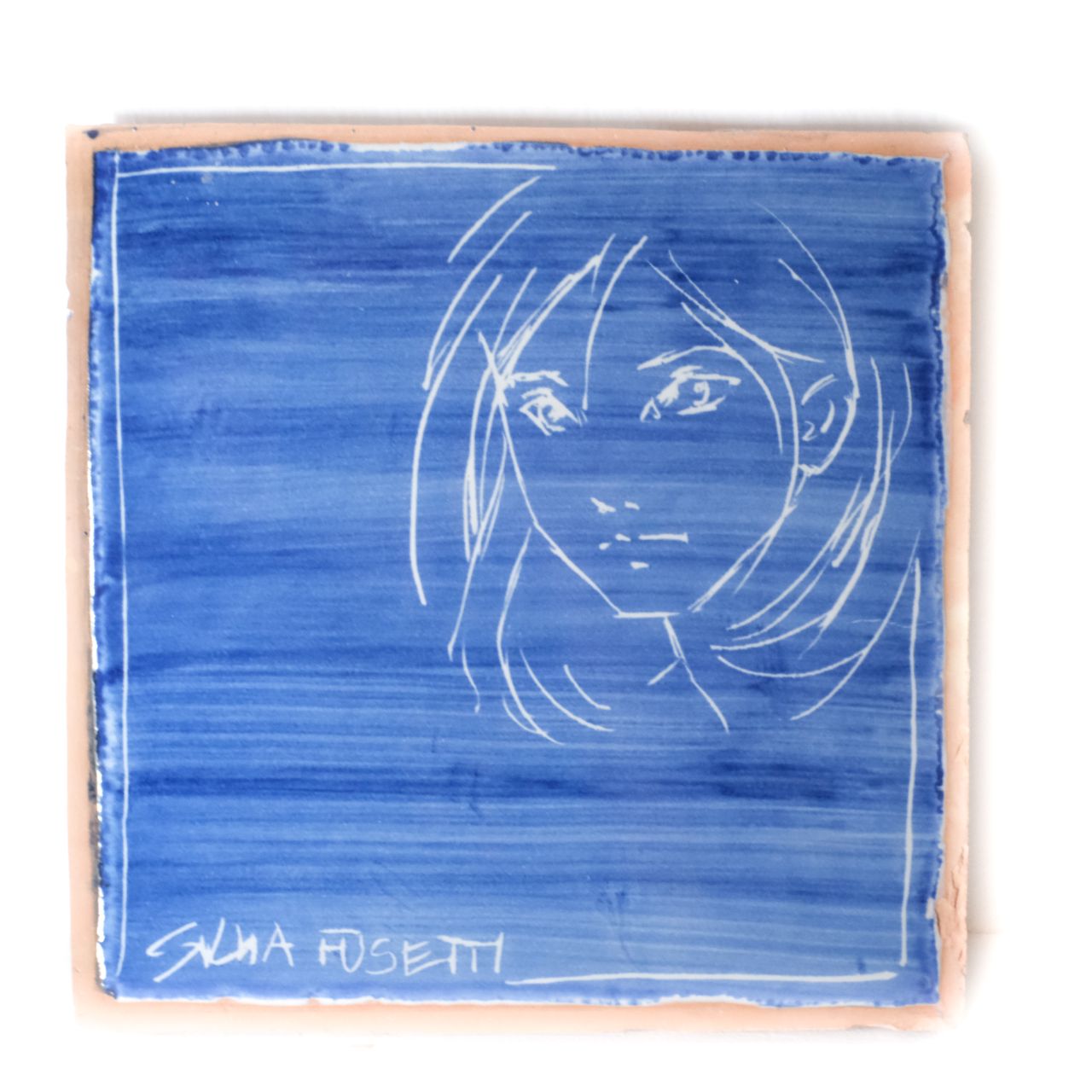 viso di ragazza (opera bidimensionale) di Fusetti, Silvia (XXI)