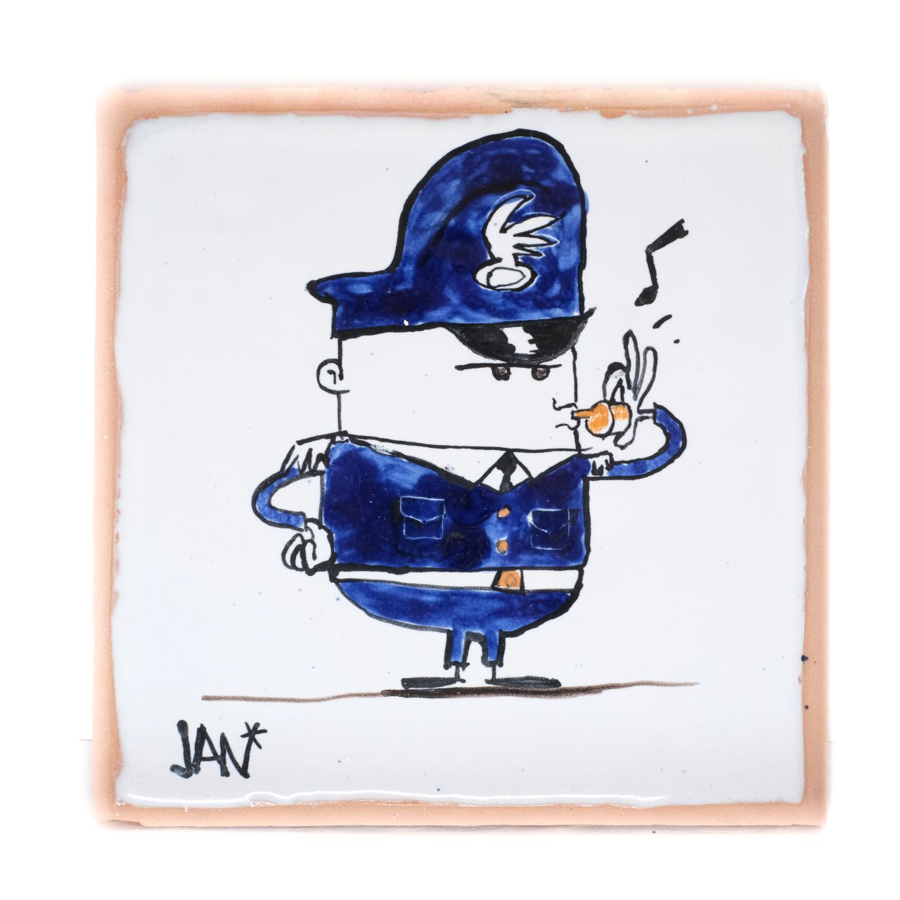 vigile urbano (opera bidimensionale) di Van Rijsselberge, Jan (XXI)