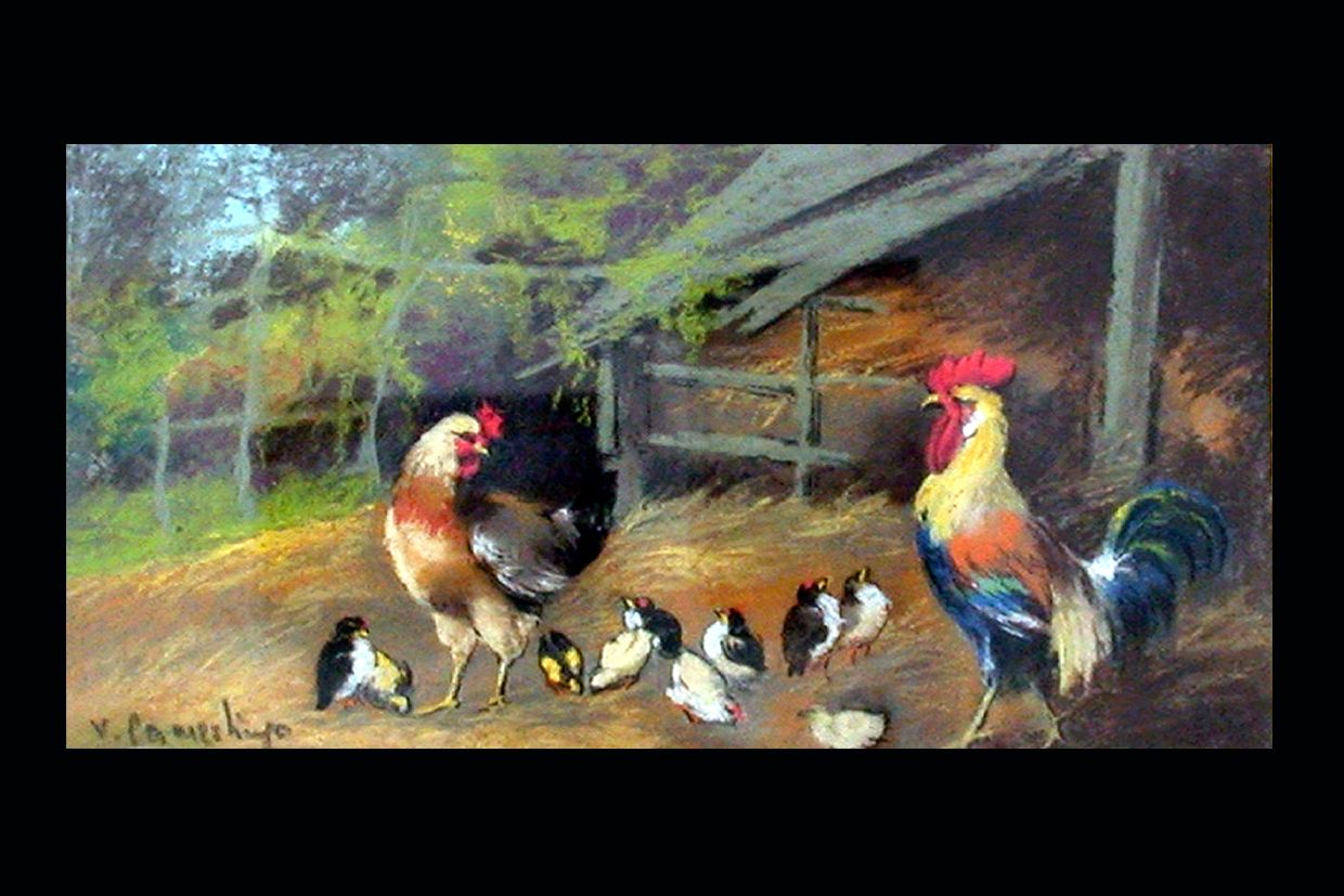 animali (disegno) di Camerlingo V (sec. XX)