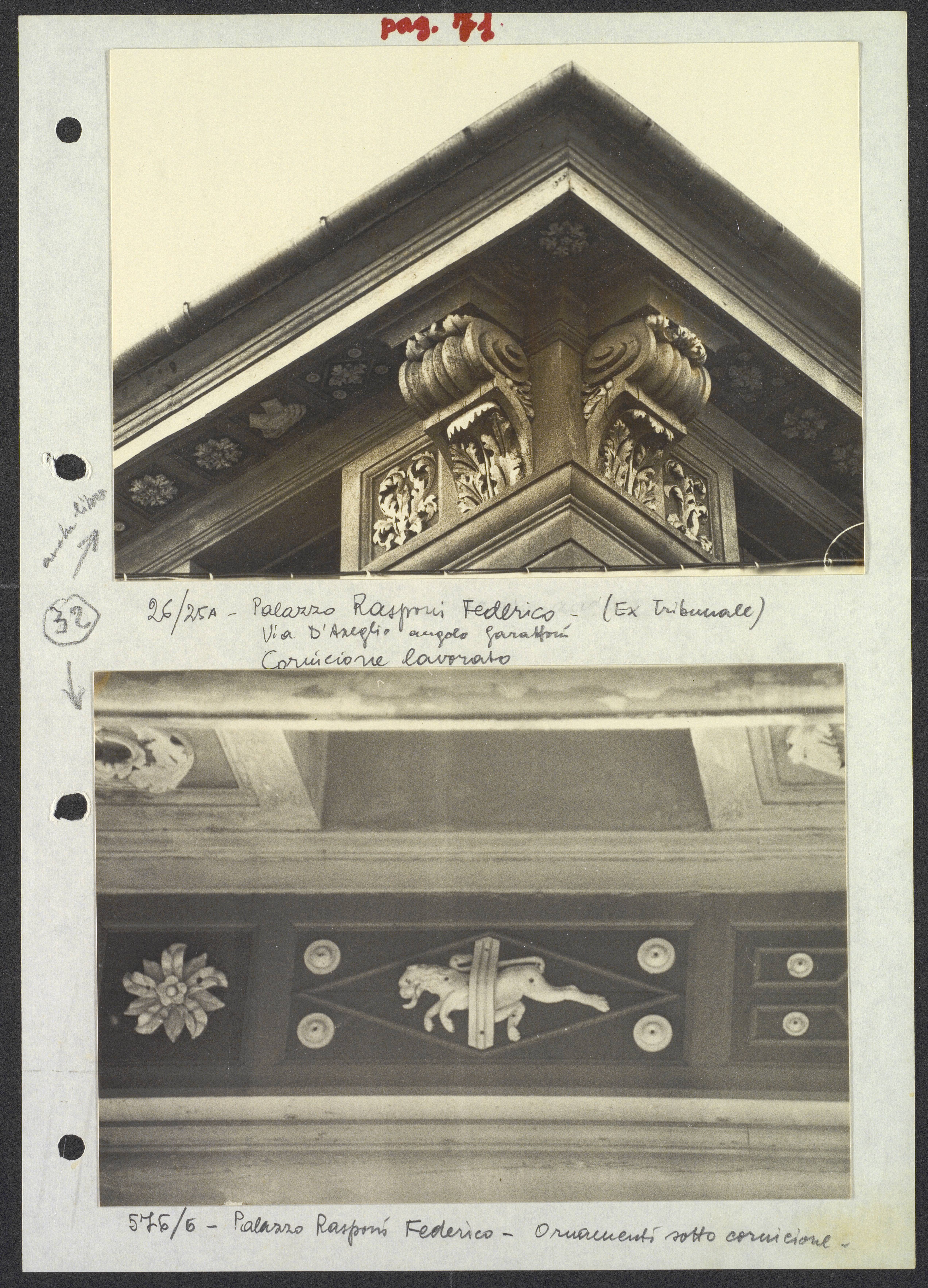 Cornicioni (positivo) di Torre, Franco (XX)