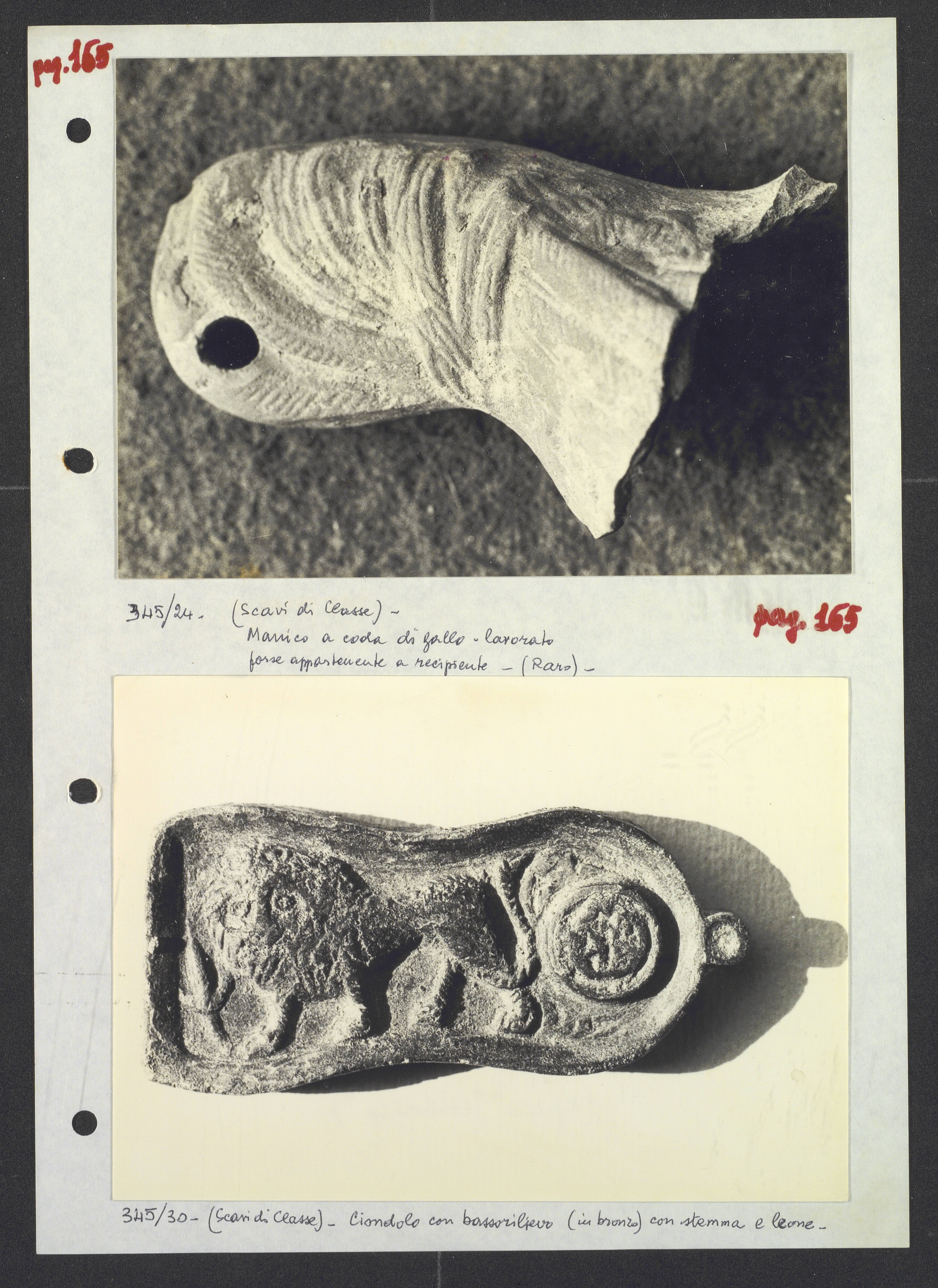 Oggetti di scavo - Classe (positivo) di Torre, Franco (XX)