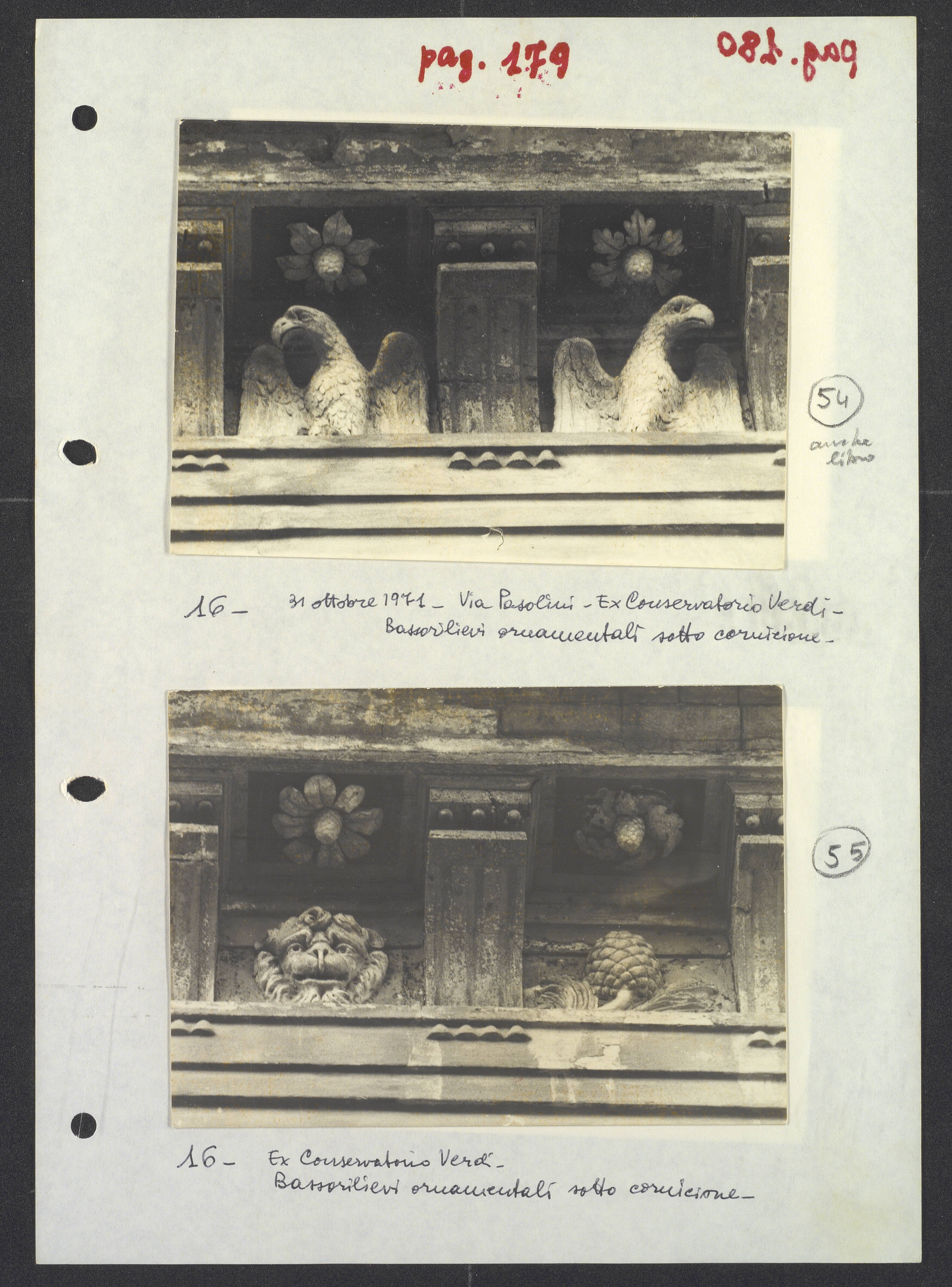 Cornicioni - Aquile (positivo) di Torre, Franco (XX)