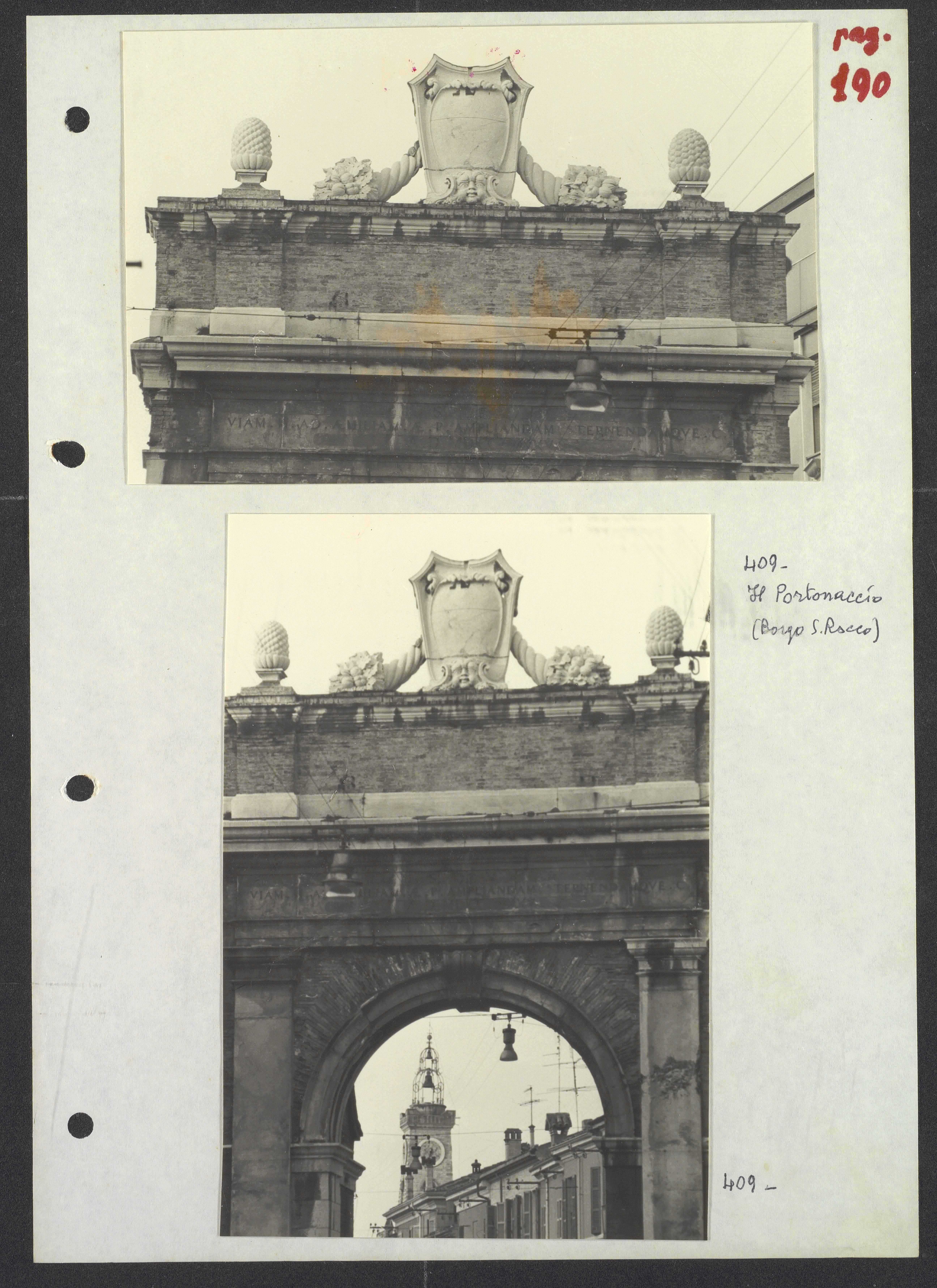 Ravenna - Porta Ravegnana (positivo) di Torre, Franco (XX)