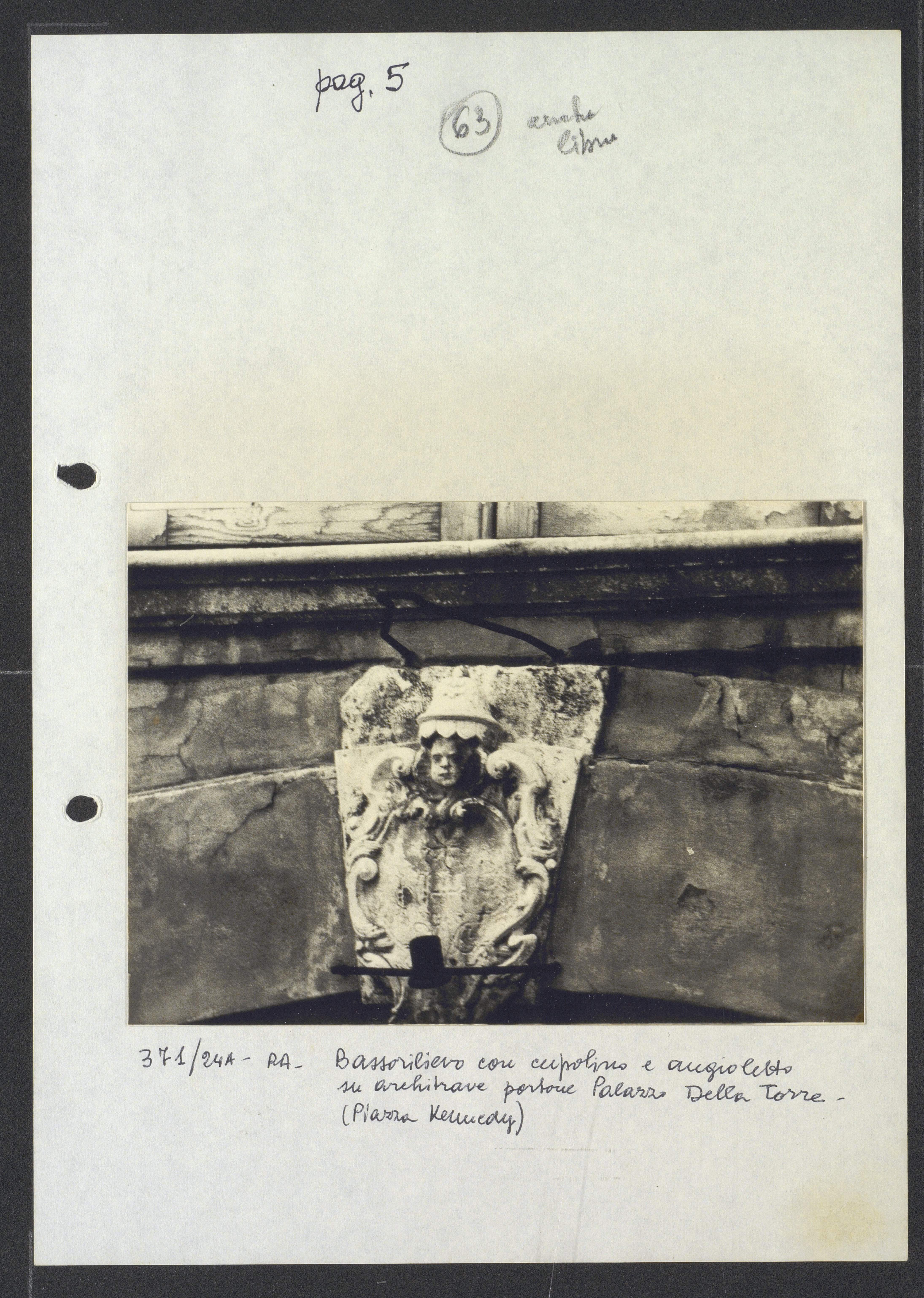 Bassorilievi - Portoni (positivo) di Torre, Franco (XX)