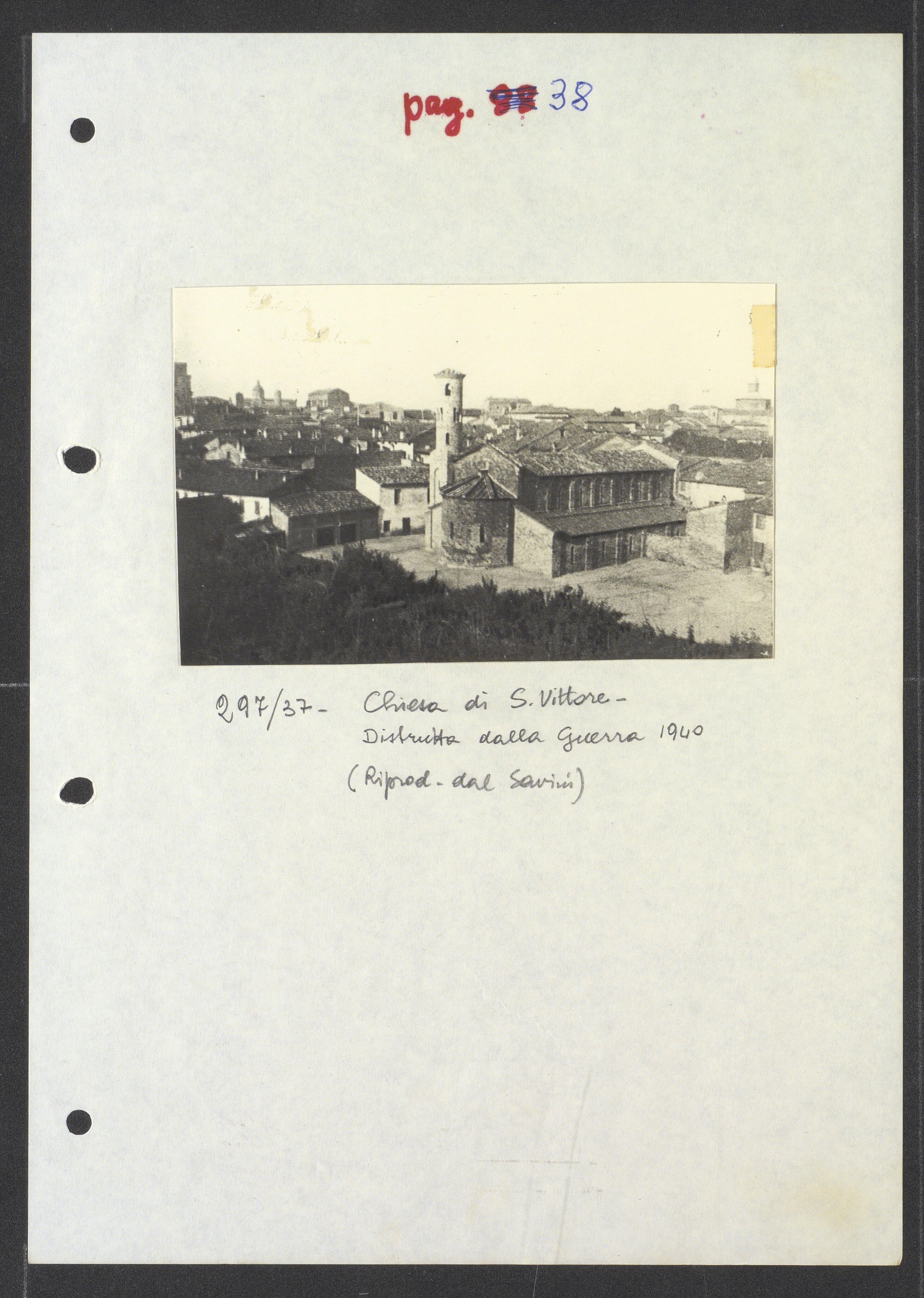 Ravenna -Chiesa di San Vittore (positivo) di Torre, Franco (XX)